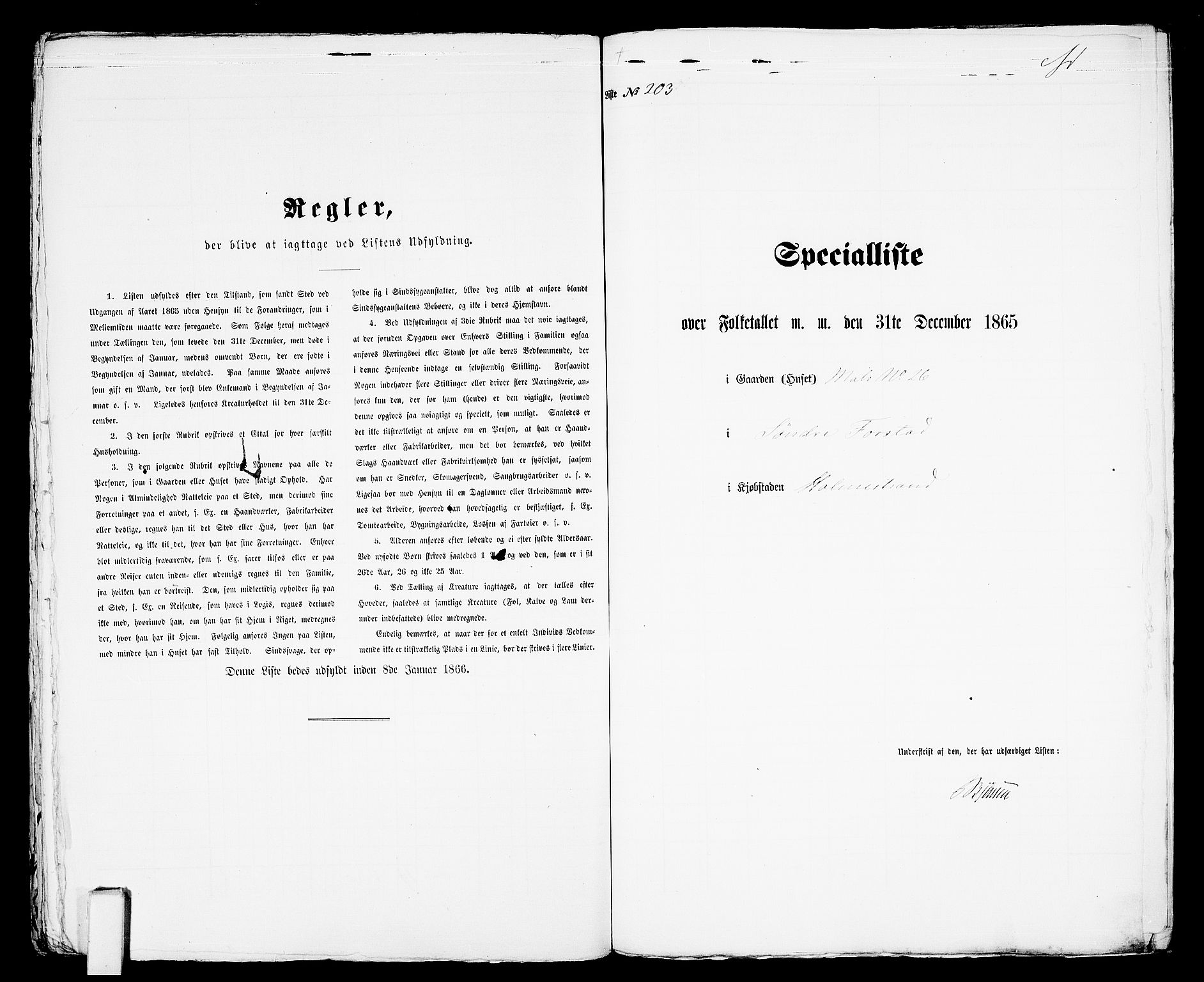 RA, Folketelling 1865 for 0702B Botne prestegjeld, Holmestrand kjøpstad, 1865, s. 415