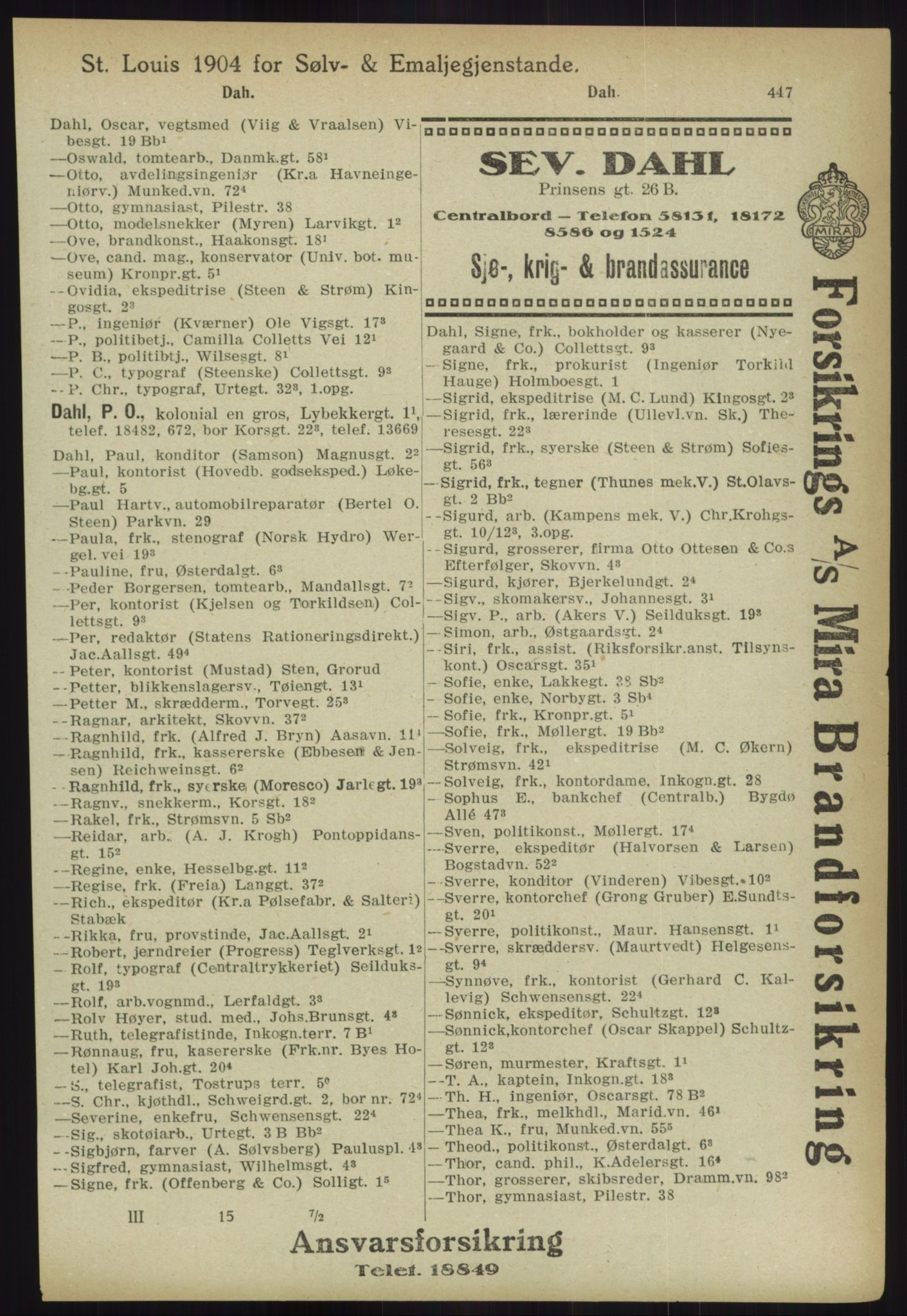 Kristiania/Oslo adressebok, PUBL/-, 1918, s. 472