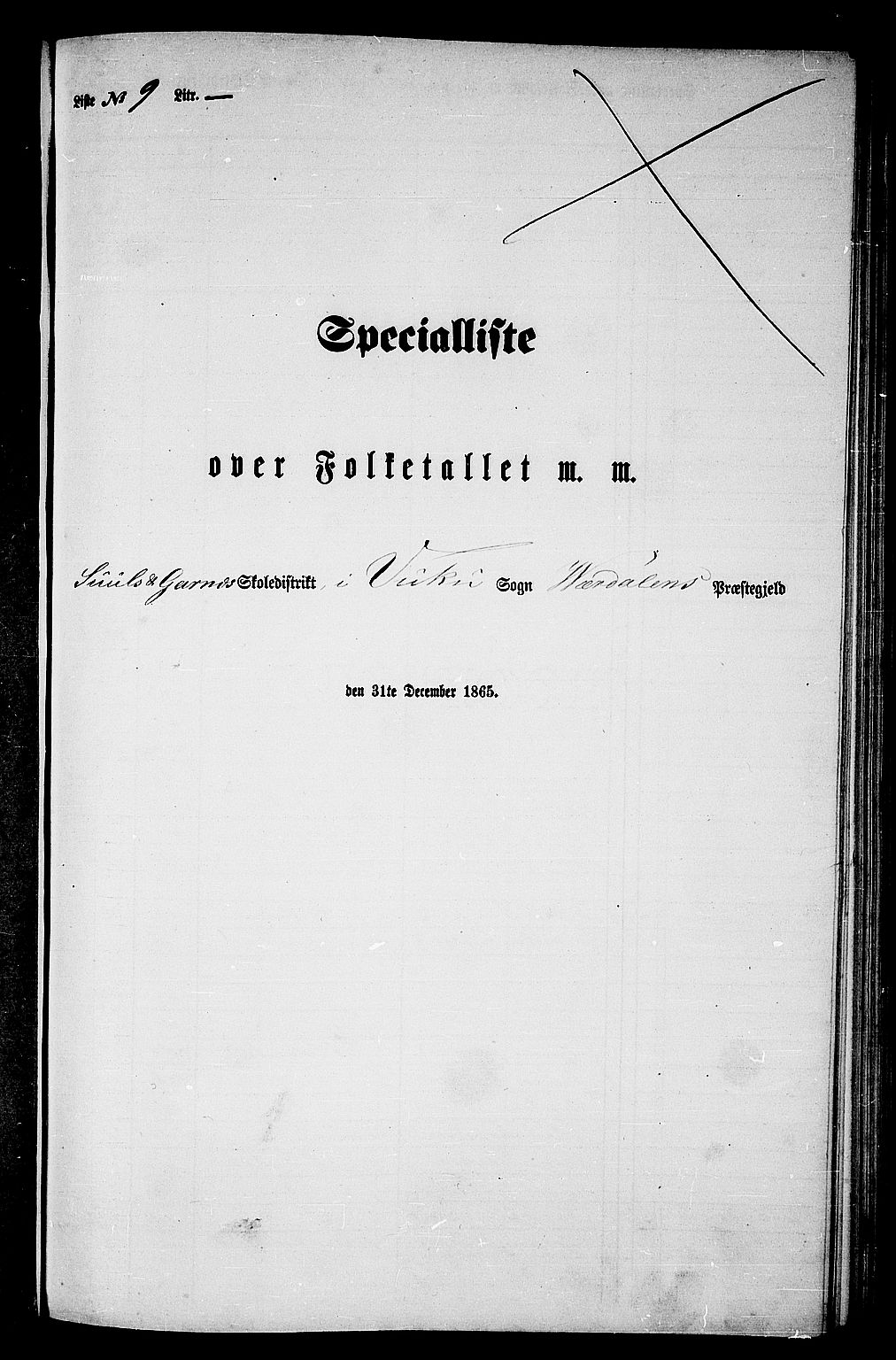 RA, Folketelling 1865 for 1721P Verdal prestegjeld, 1865, s. 181