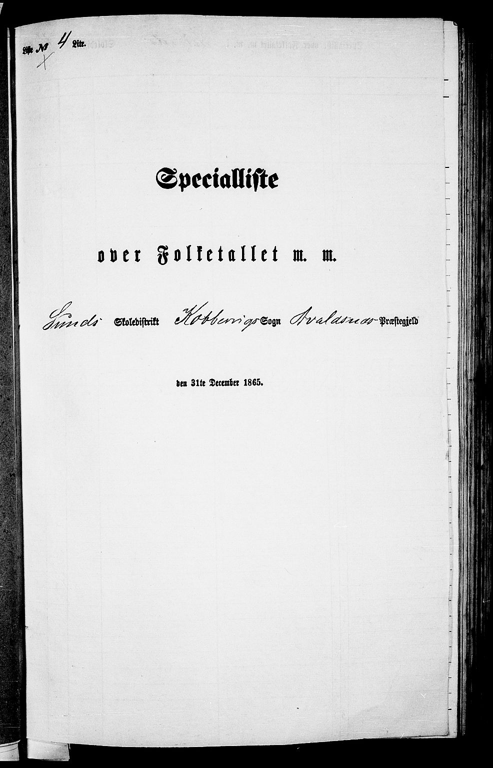 RA, Folketelling 1865 for 1147P Avaldsnes prestegjeld, 1865, s. 72