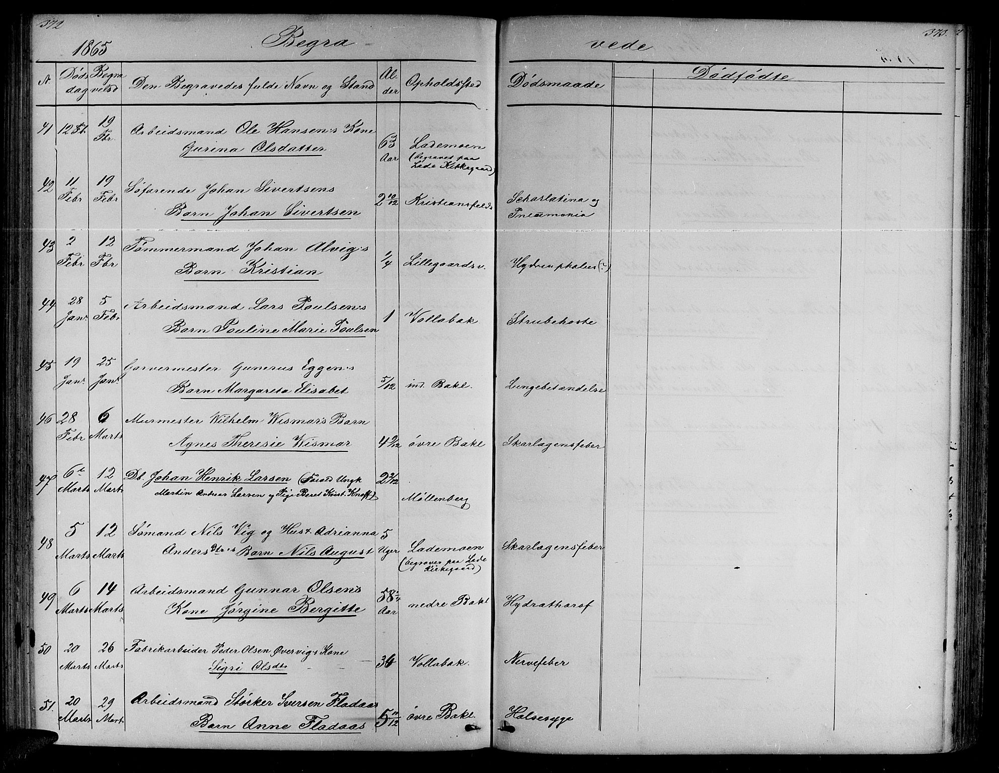 Ministerialprotokoller, klokkerbøker og fødselsregistre - Sør-Trøndelag, SAT/A-1456/604/L0219: Klokkerbok nr. 604C02, 1851-1869, s. 372-373