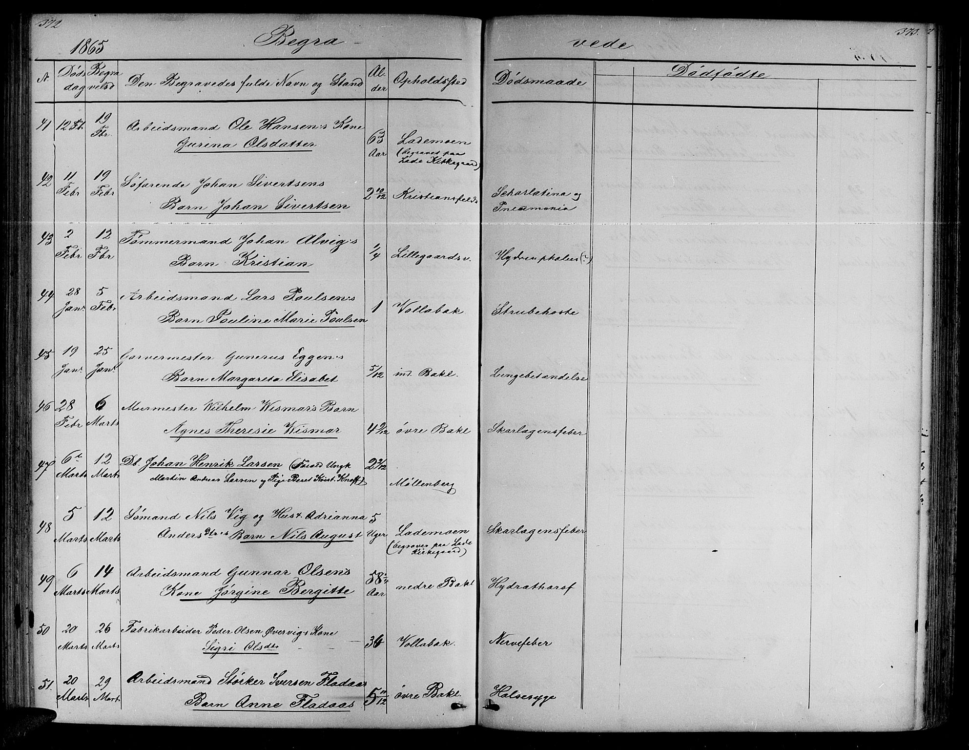 Ministerialprotokoller, klokkerbøker og fødselsregistre - Sør-Trøndelag, AV/SAT-A-1456/604/L0219: Klokkerbok nr. 604C02, 1851-1869, s. 372-373