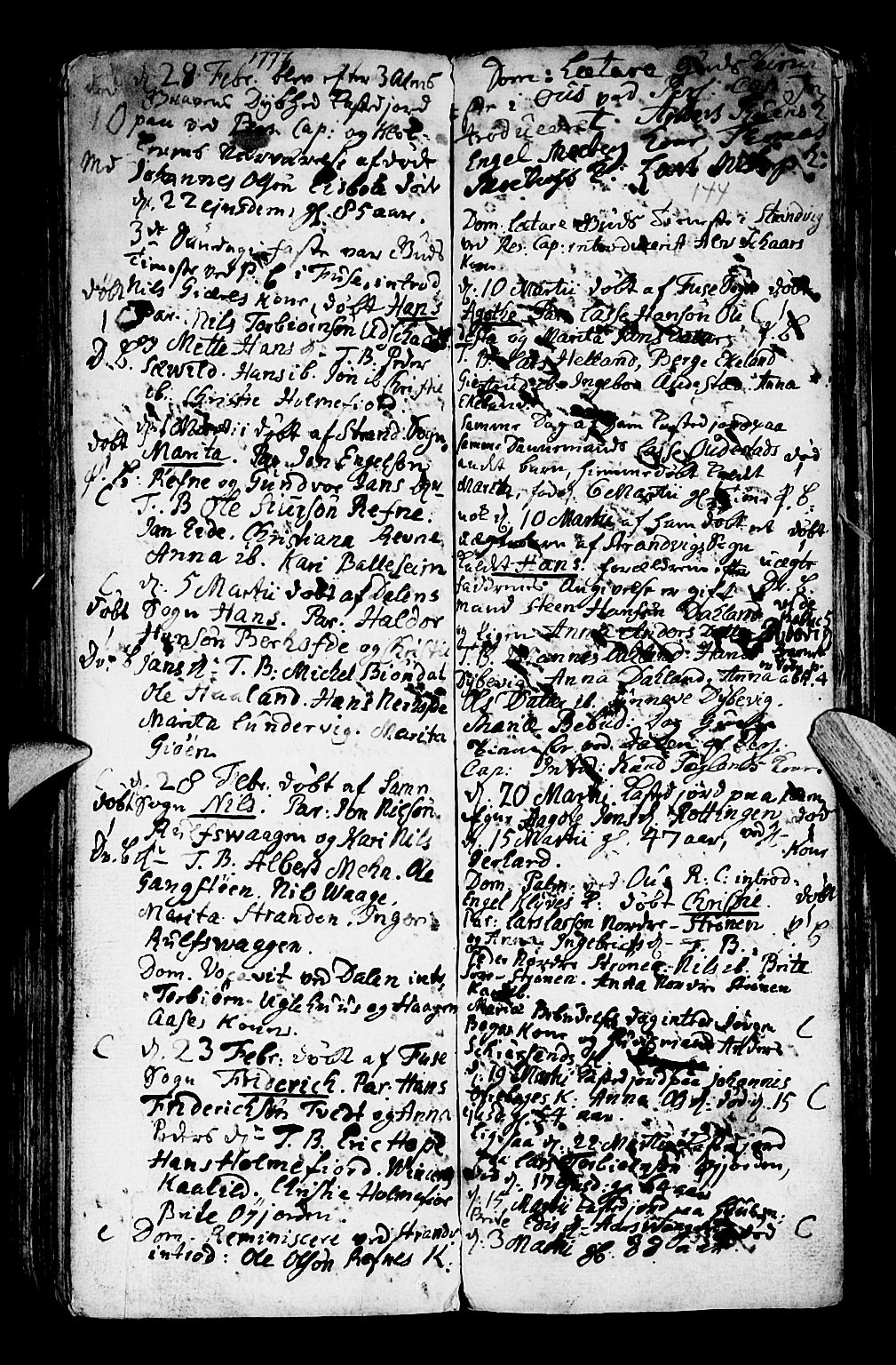 Os sokneprestembete, SAB/A-99929: Ministerialbok nr. A 9, 1766-1779, s. 144