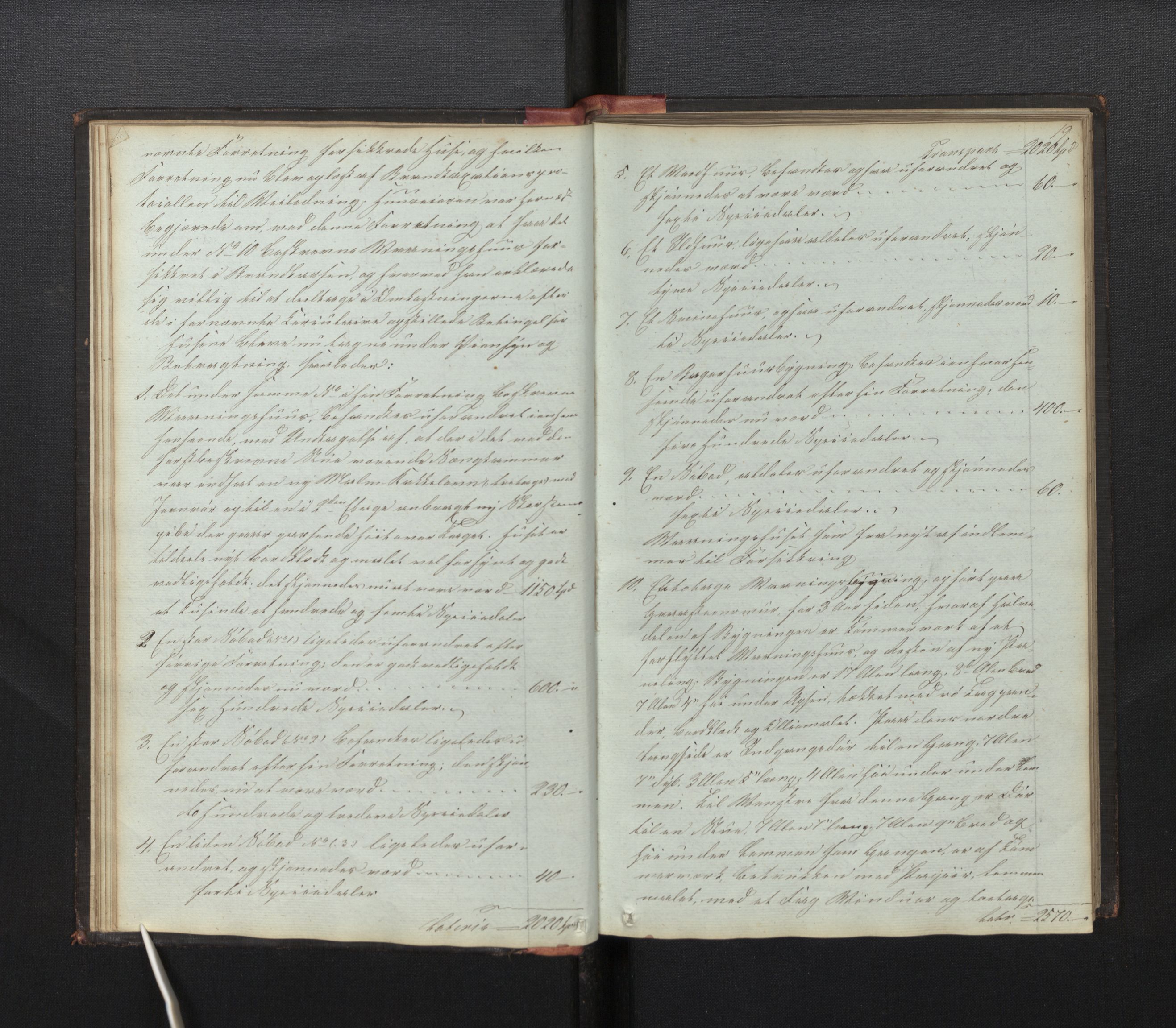 Lensmannen i Kvinnherad, AV/SAB-A-33301/1/0012/L0001: Branntakstprotokoll, 1846-1868, s. 18b-19a