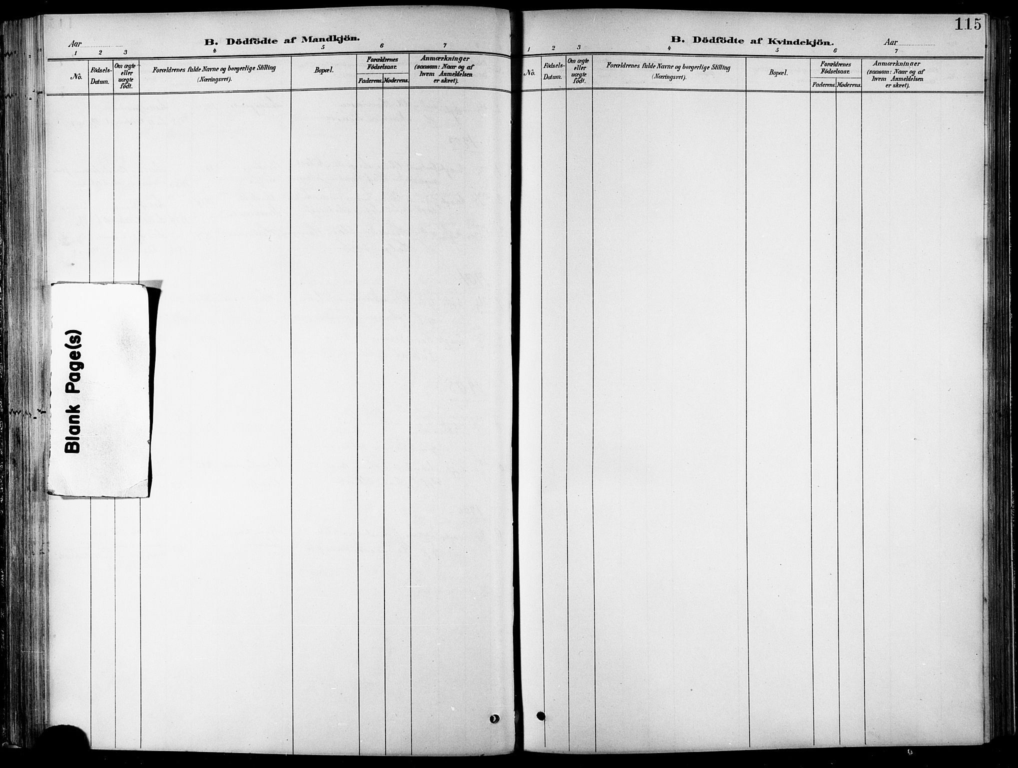 Balsfjord sokneprestembete, AV/SATØ-S-1303/G/Ga/L0008klokker: Klokkerbok nr. 8, 1890-1906, s. 115