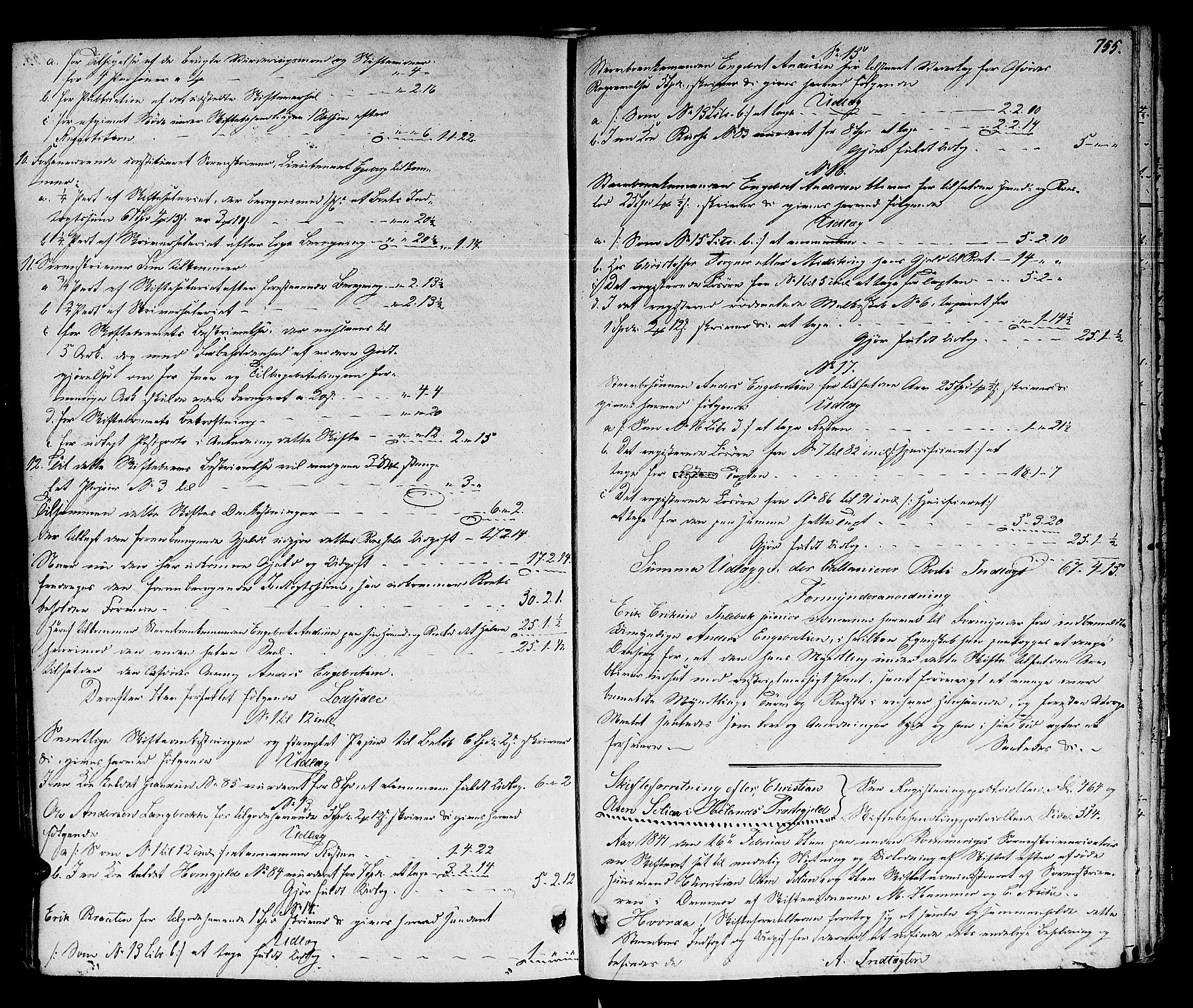 Nedre Romerike sorenskriveri, SAO/A-10469/H/He/Hec/L0001: Skifteutlodningsprotokoll, 1828-1841, s. 754b-755a