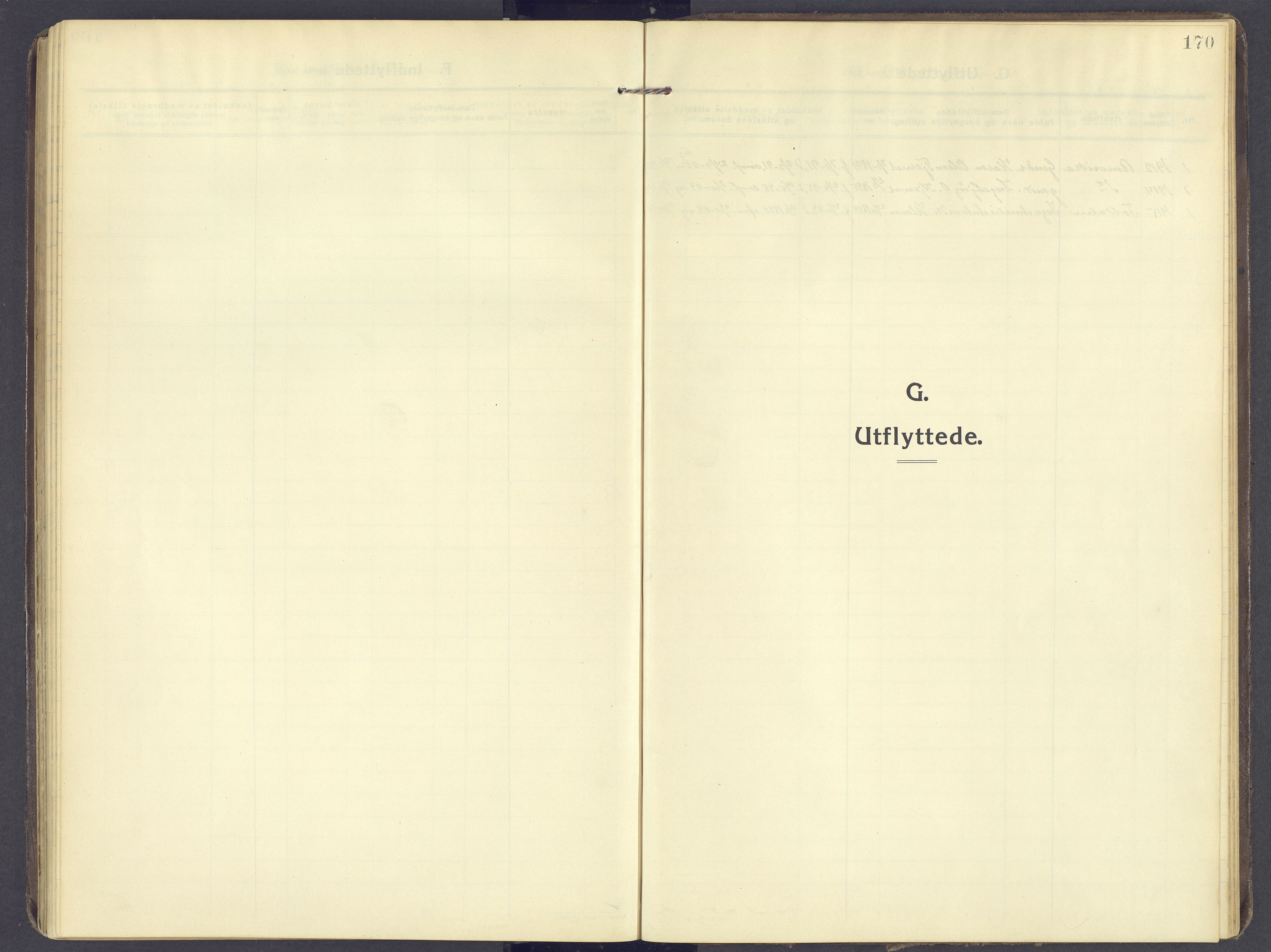 Kvikne prestekontor, SAH/PREST-064/H/Ha/Haa/L0009: Ministerialbok nr. 9, 1911-1942, s. 170