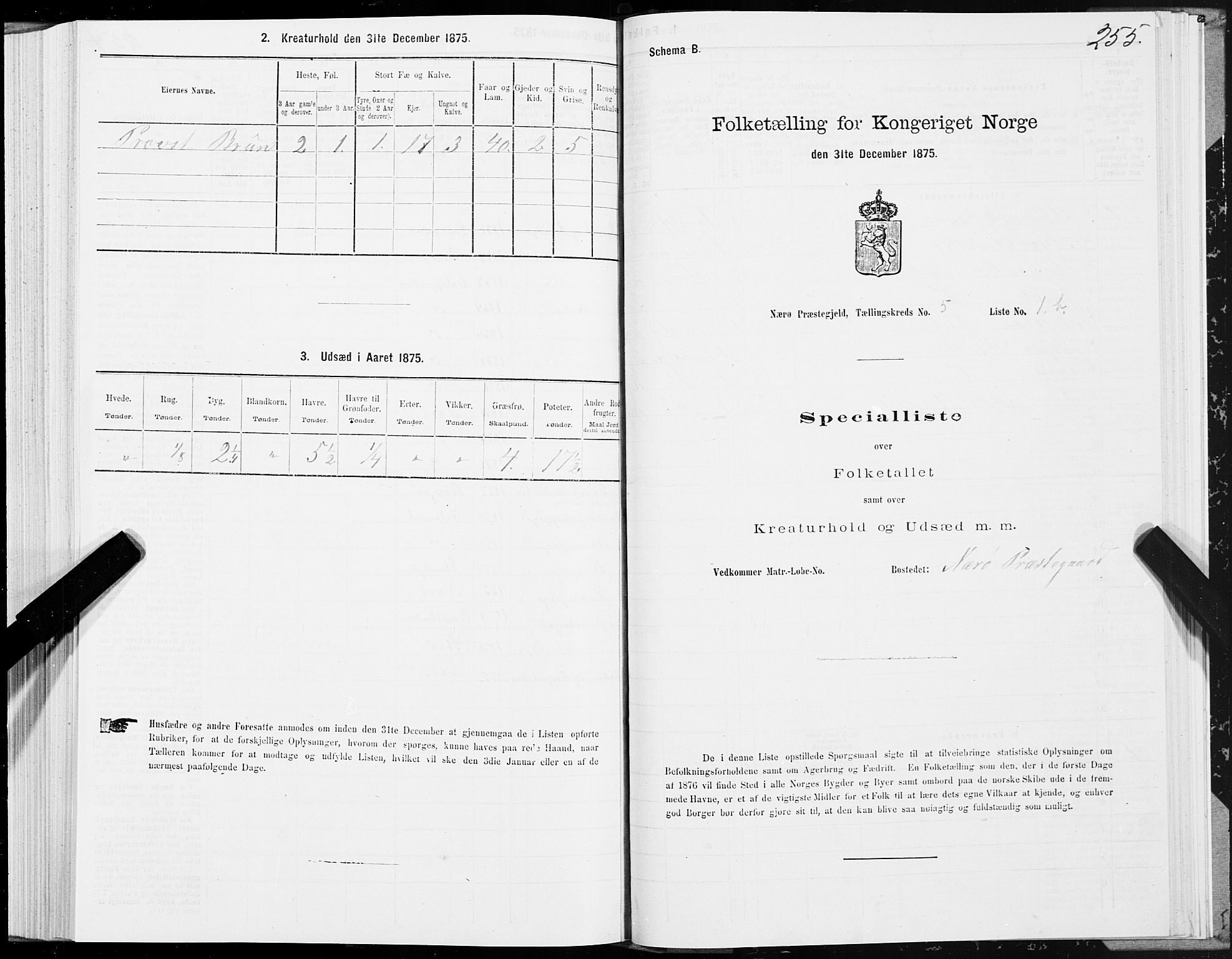 SAT, Folketelling 1875 for 1751P Nærøy prestegjeld, 1875, s. 2255