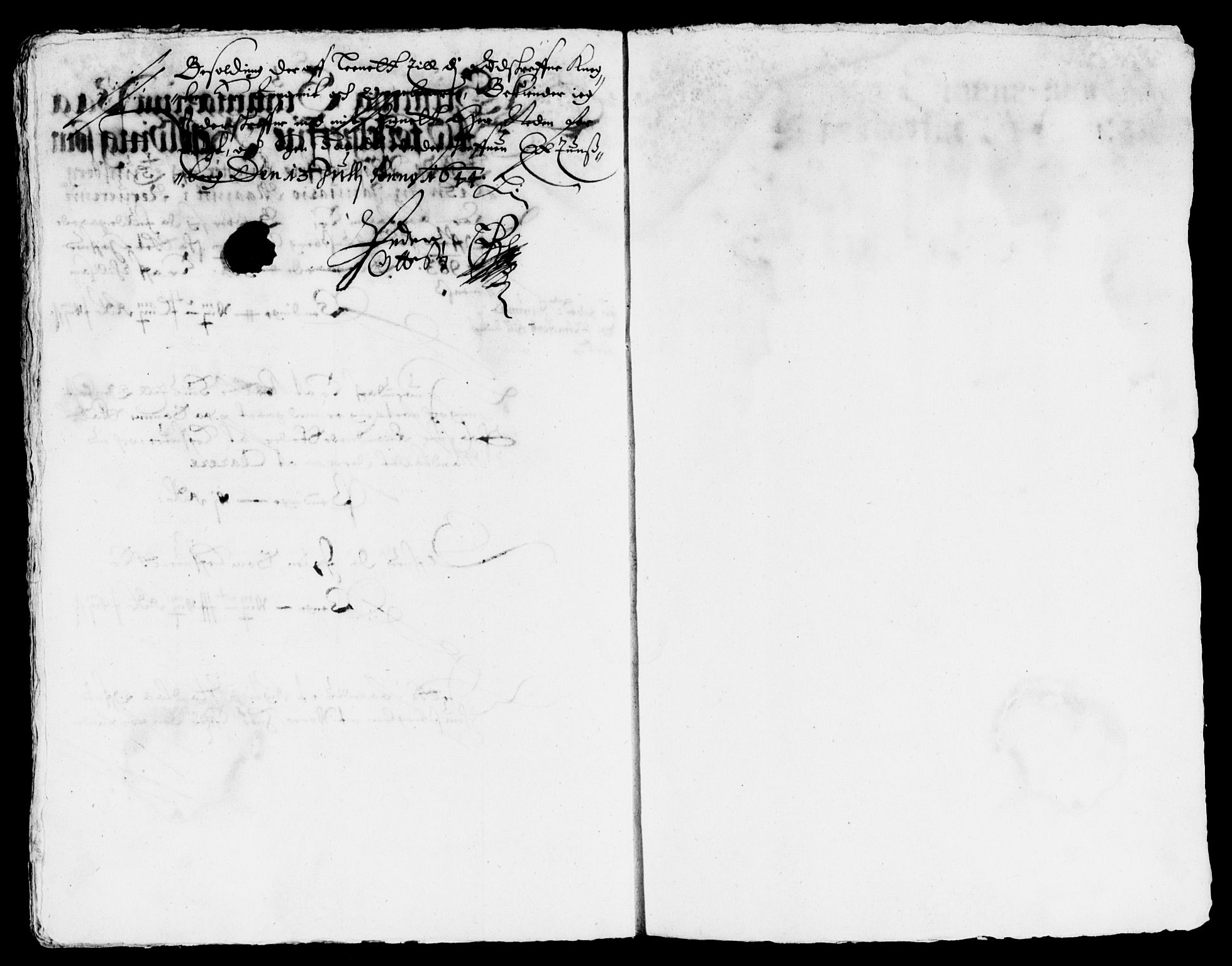 Rentekammeret inntil 1814, Reviderte regnskaper, Lensregnskaper, AV/RA-EA-5023/R/Rb/Rbo/L0025: Tønsberg len, 1643-1645