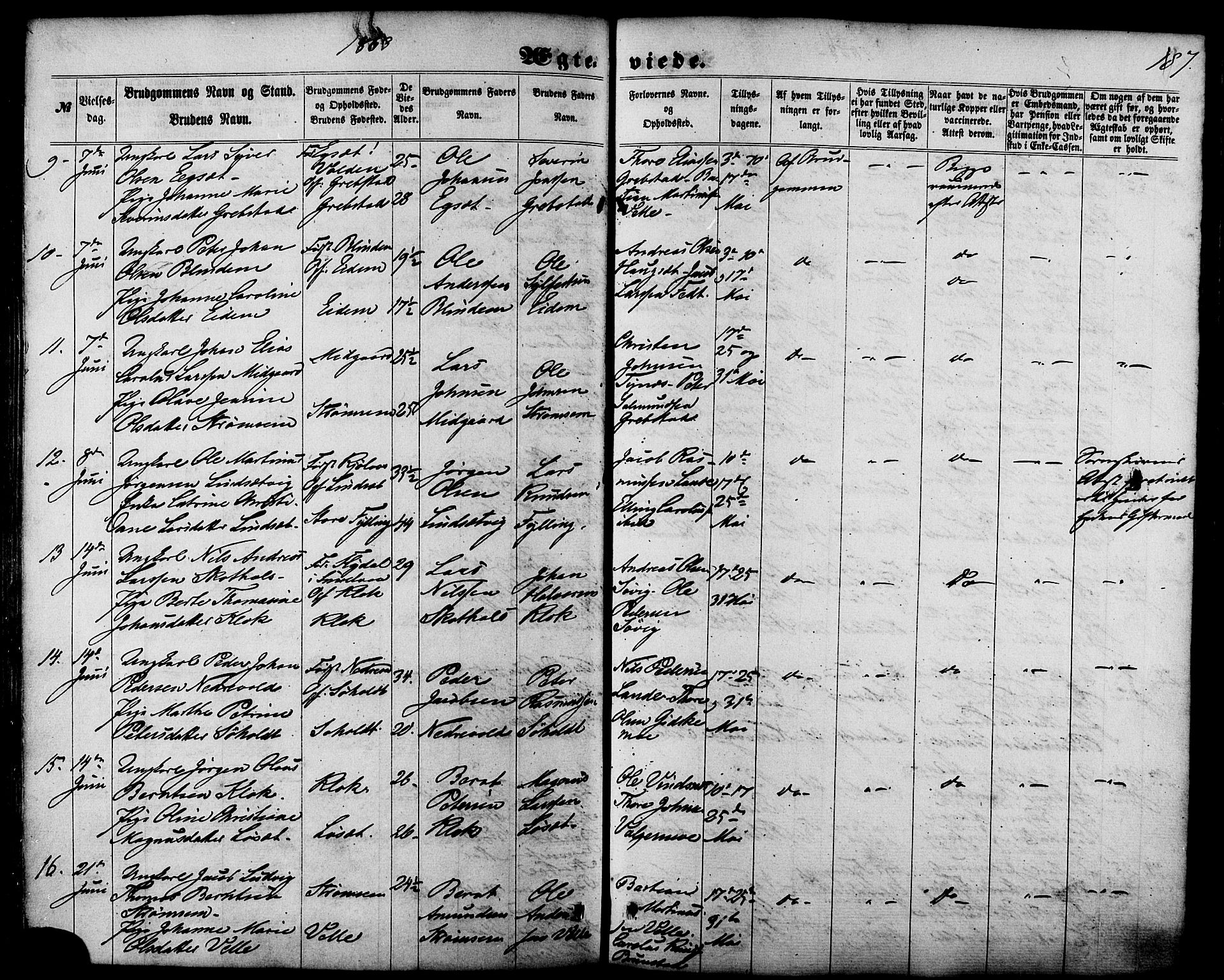 Ministerialprotokoller, klokkerbøker og fødselsregistre - Møre og Romsdal, AV/SAT-A-1454/522/L0314: Ministerialbok nr. 522A09, 1863-1877, s. 187