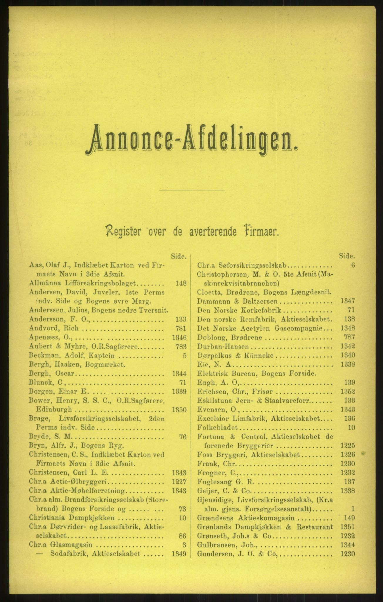 Kristiania/Oslo adressebok, PUBL/-, 1900