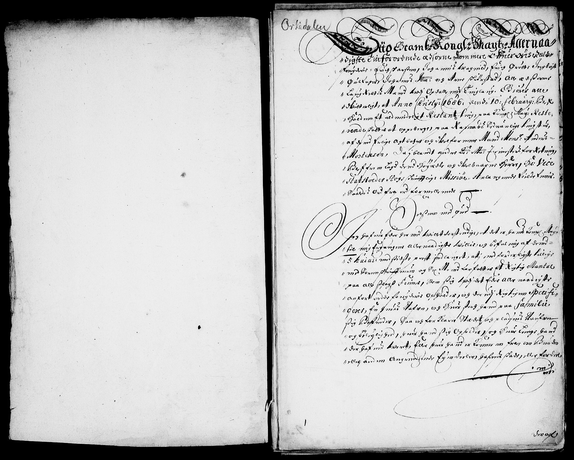 Danske Kanselli, Skapsaker, AV/RA-EA-4061/F/L0083/0002: Skap 15, pakke 125F-135 / Skap 15, pakke 125G, litra A, 1686, s. 109