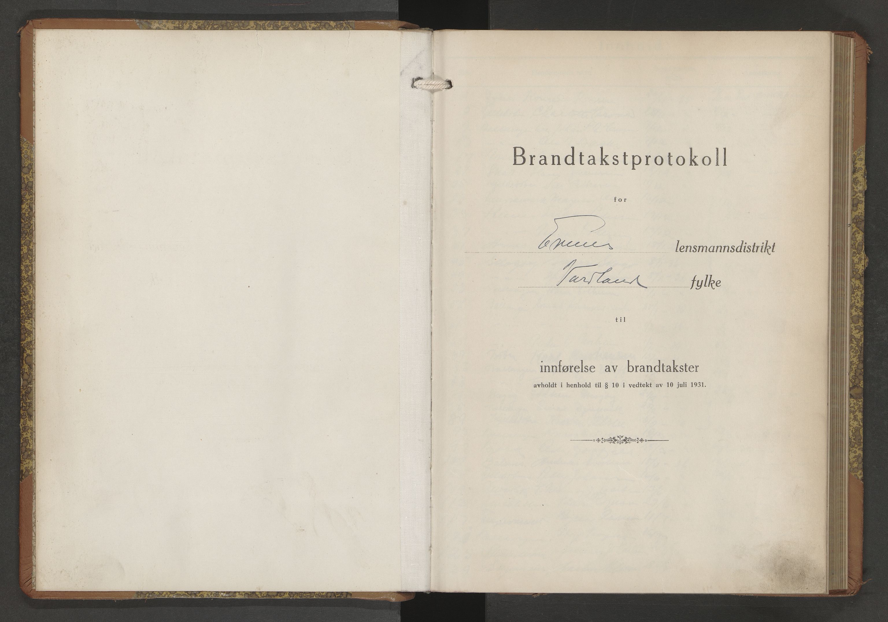 Evenes lensmannskontor, AV/SAT-A-5684/1/12/12b/L0017: Branntakstprotokoll-skjema, 1935-1937