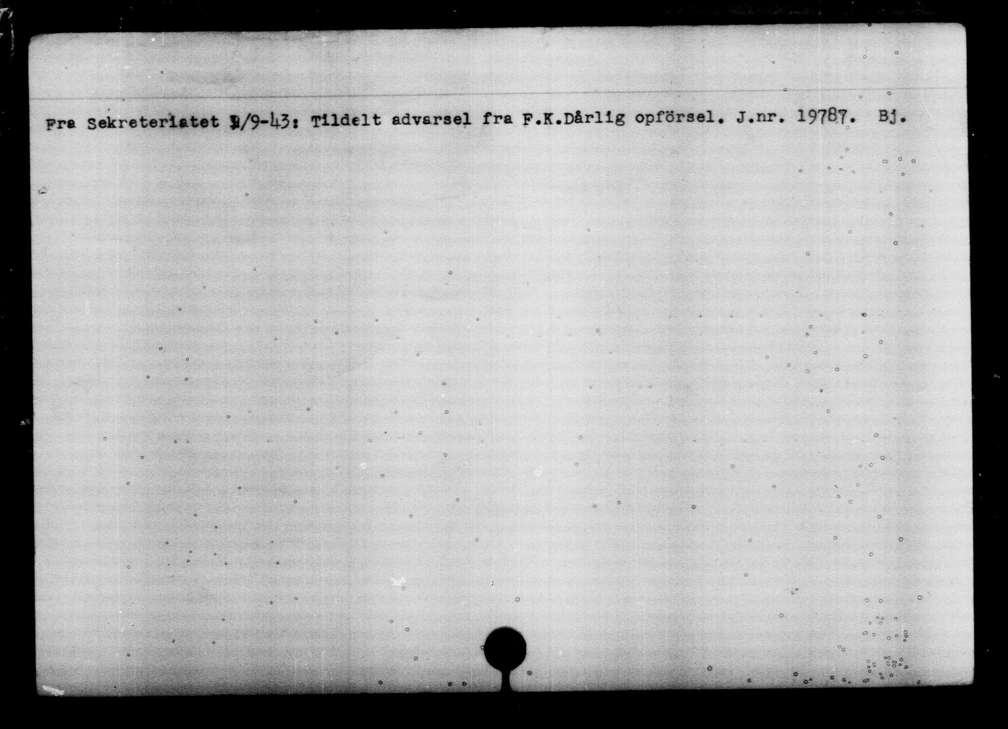 Den Kgl. Norske Legasjons Flyktningskontor, RA/S-6753/V/Va/L0008: Kjesäterkartoteket.  Flyktningenr. 15700-18547, 1940-1945, s. 227