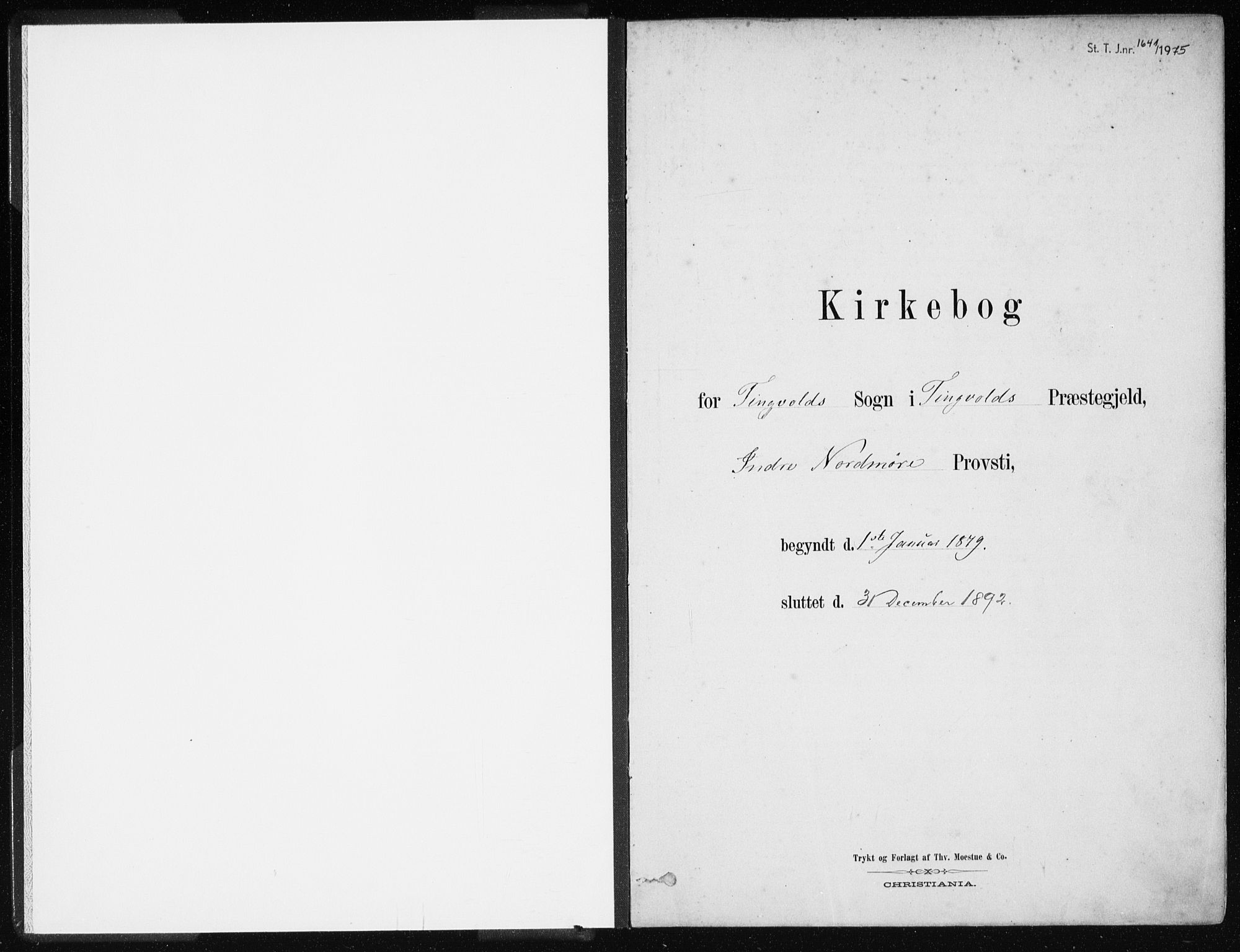 Ministerialprotokoller, klokkerbøker og fødselsregistre - Møre og Romsdal, SAT/A-1454/586/L0987: Ministerialbok nr. 586A13, 1879-1892