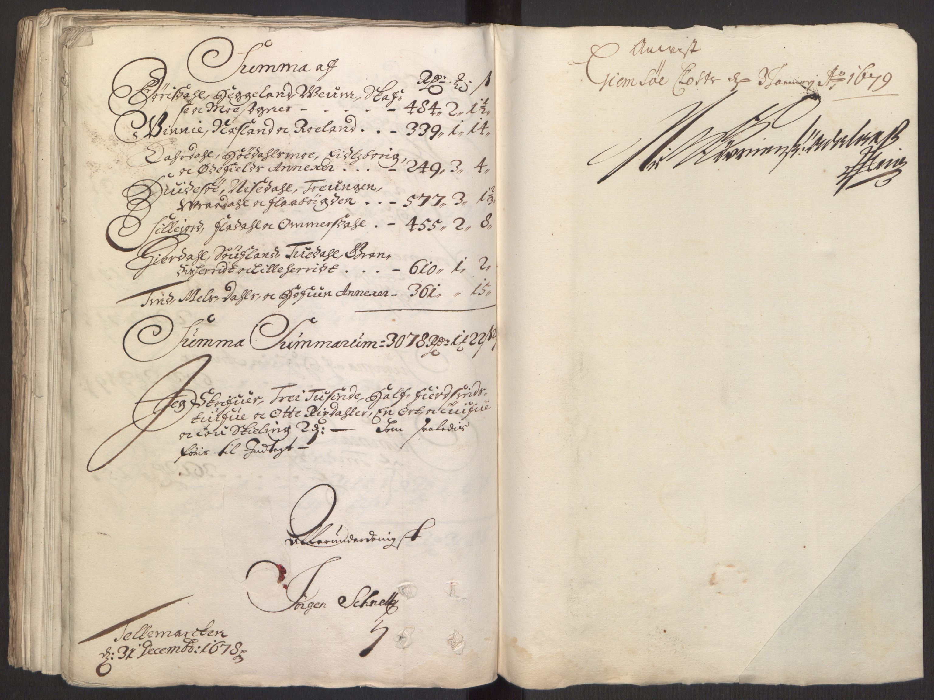 Rentekammeret inntil 1814, Reviderte regnskaper, Fogderegnskap, RA/EA-4092/R35/L2071: Fogderegnskap Øvre og Nedre Telemark, 1678, s. 161