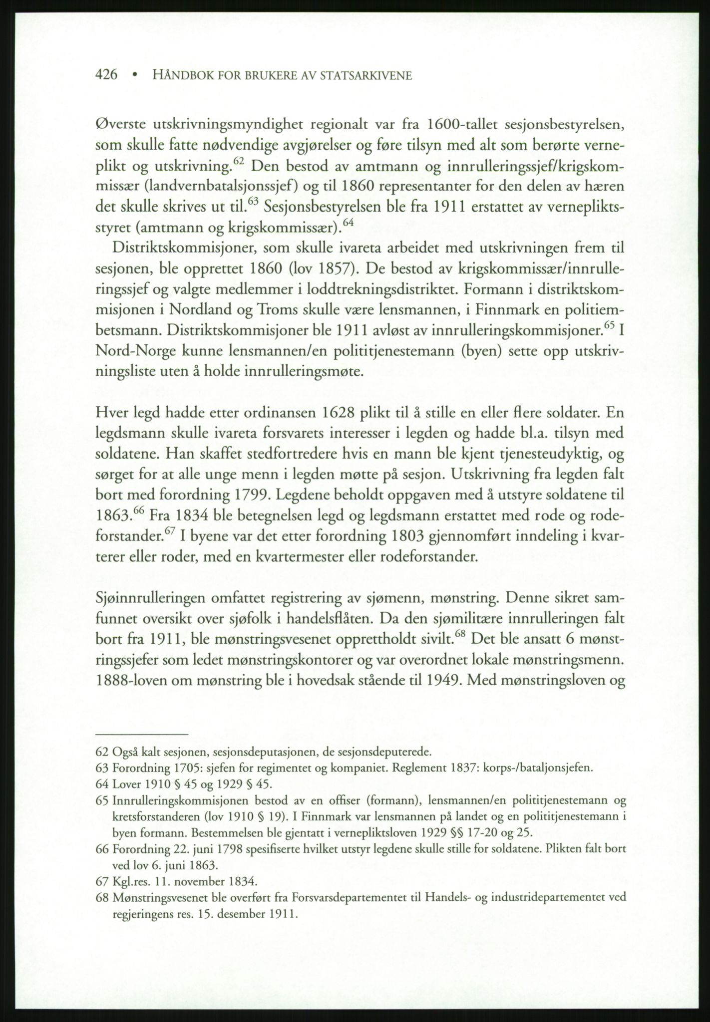 Publikasjoner utgitt av Arkivverket, PUBL/PUBL-001/B/0019: Liv Mykland: Håndbok for brukere av statsarkivene (2005), 2005, s. 426
