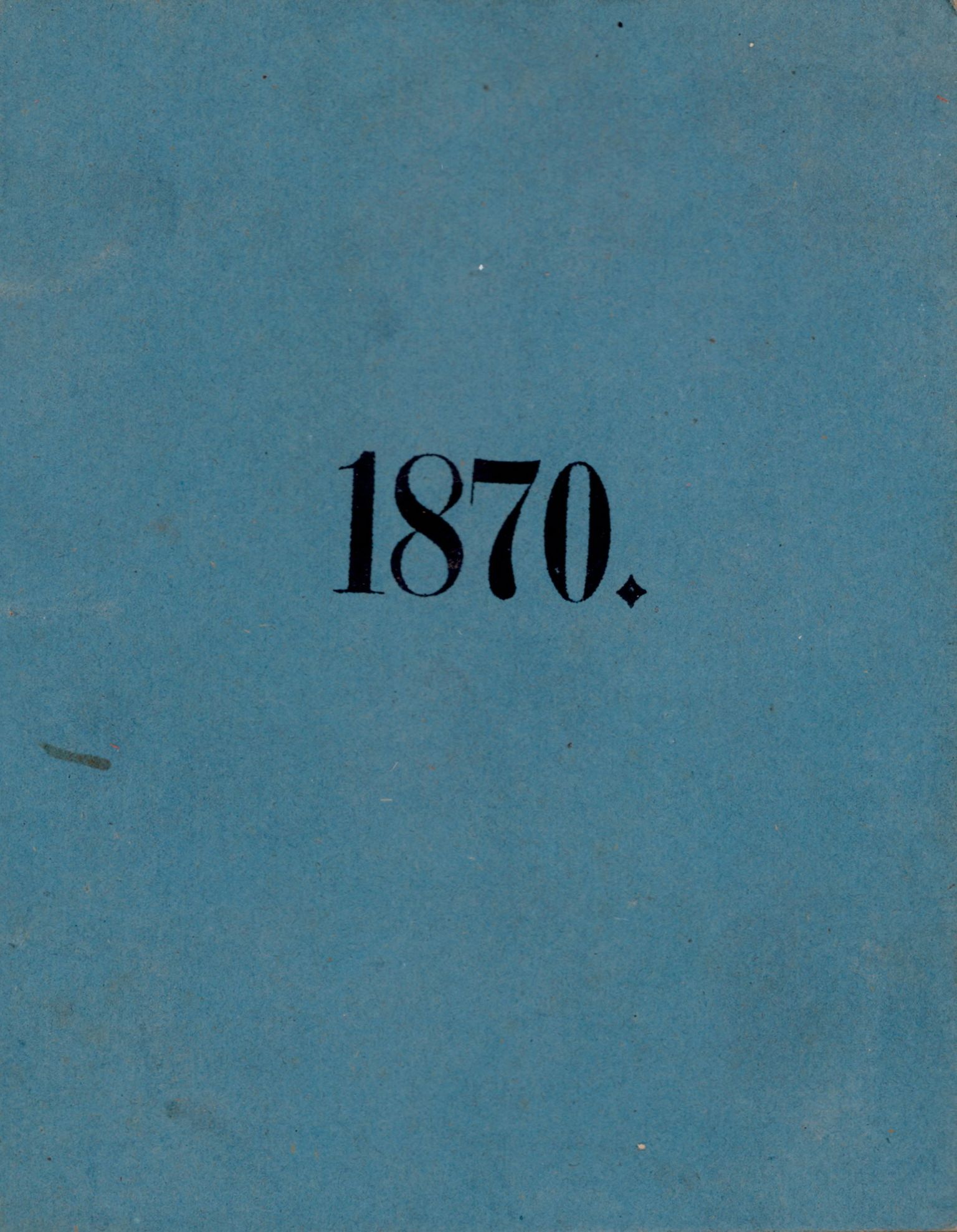 Nordland Fylkeskommune. Fylkestinget, AIN/NFK-17/176/A/Ac/L0006: Fylkestingsforhandlinger 1870, 1870