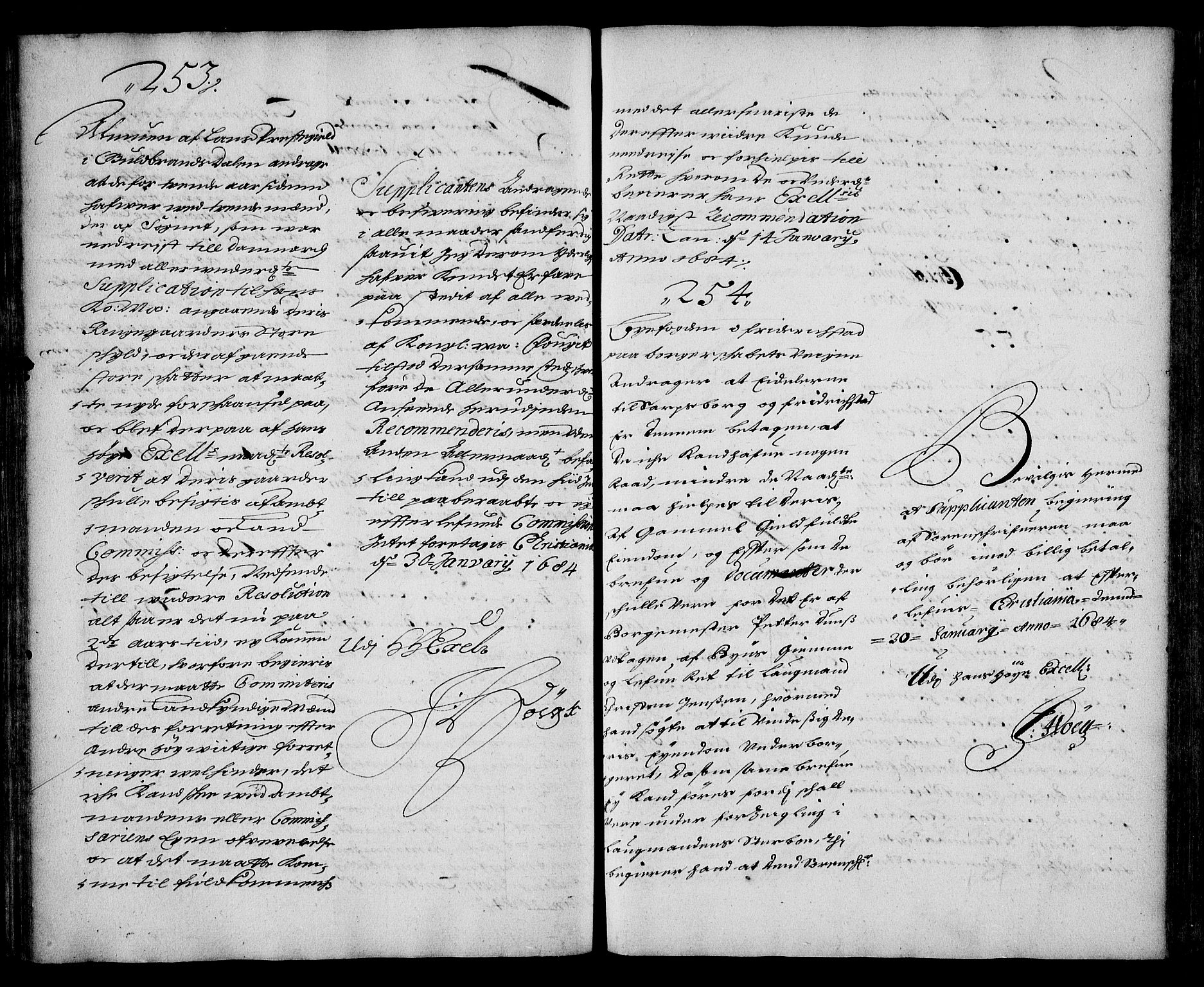 Stattholderembetet 1572-1771, AV/RA-EA-2870/Ae/L0001: Supplikasjons- og resolusjonsprotokoll, 1683-1684