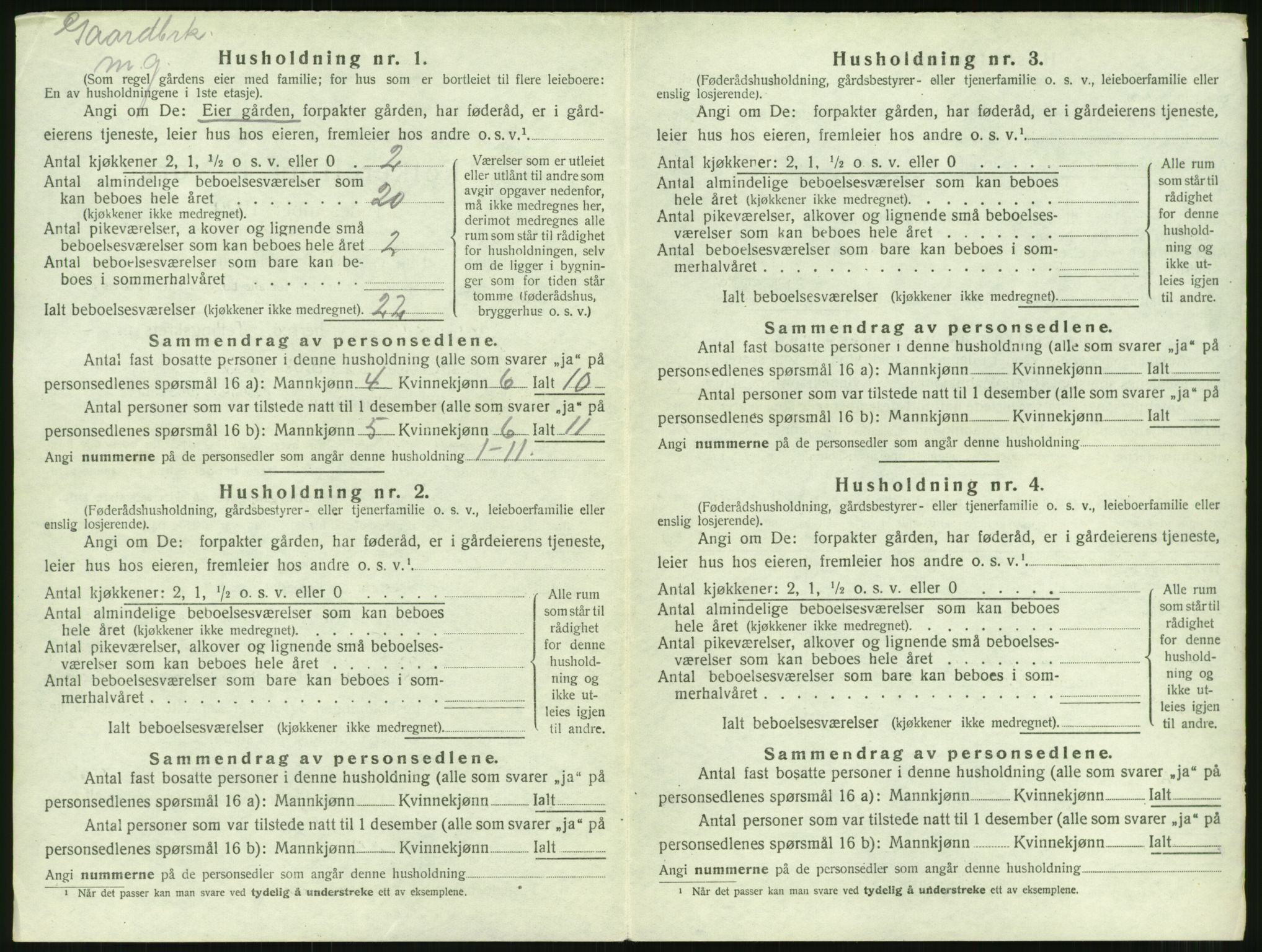 SAT, Folketelling 1920 for 1560 Tingvoll herred, 1920, s. 297