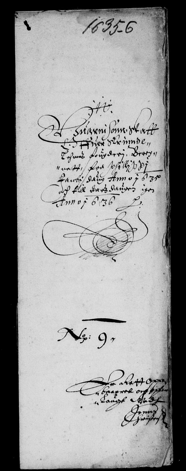 Rentekammeret inntil 1814, Reviderte regnskaper, Lensregnskaper, RA/EA-5023/R/Rb/Rbw/L0058: Trondheim len, 1635-1637