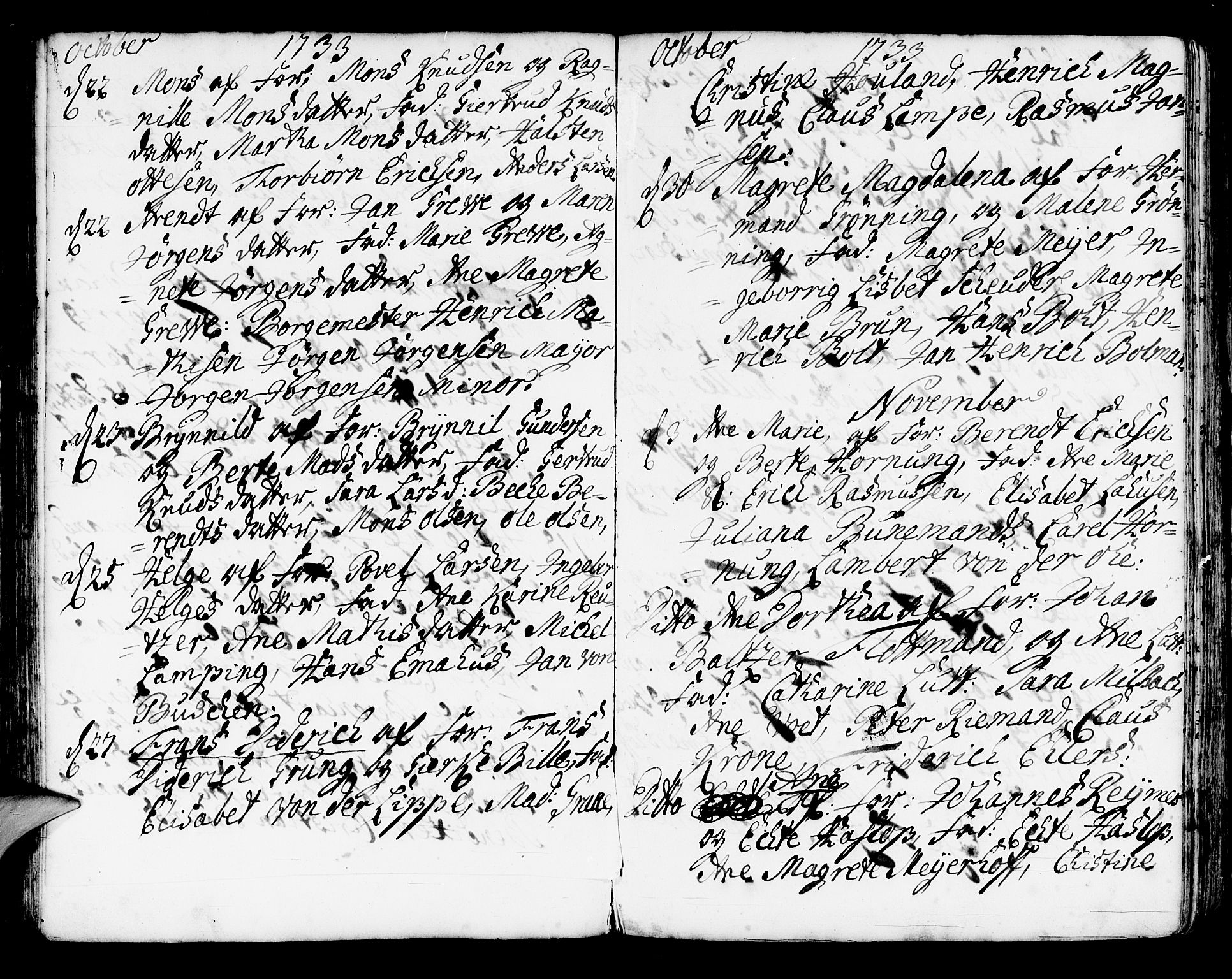 Korskirken sokneprestembete, SAB/A-76101/H/Haa/L0004: Ministerialbok nr. A 4, 1720-1750, s. 130