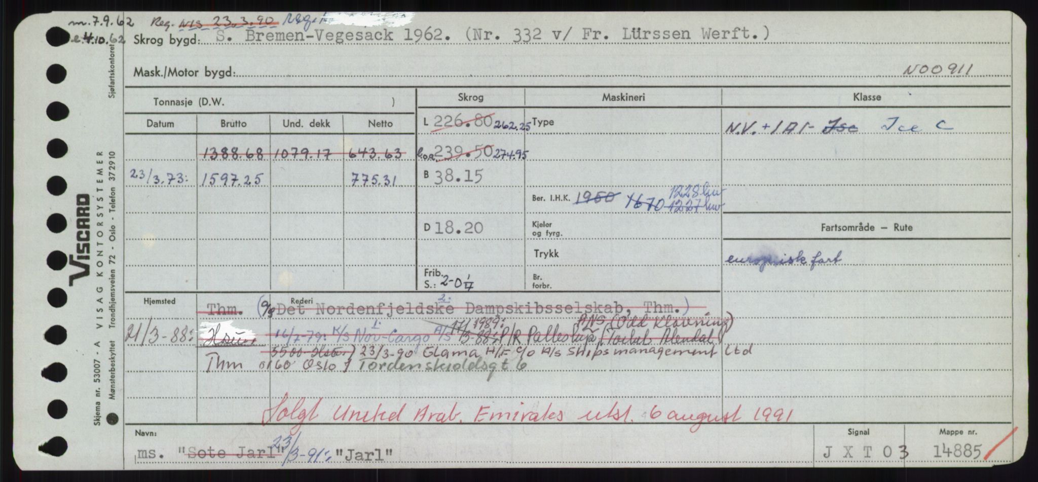 Sjøfartsdirektoratet med forløpere, Skipsmålingen, RA/S-1627/H/Hd/L0019: Fartøy, J, s. 235