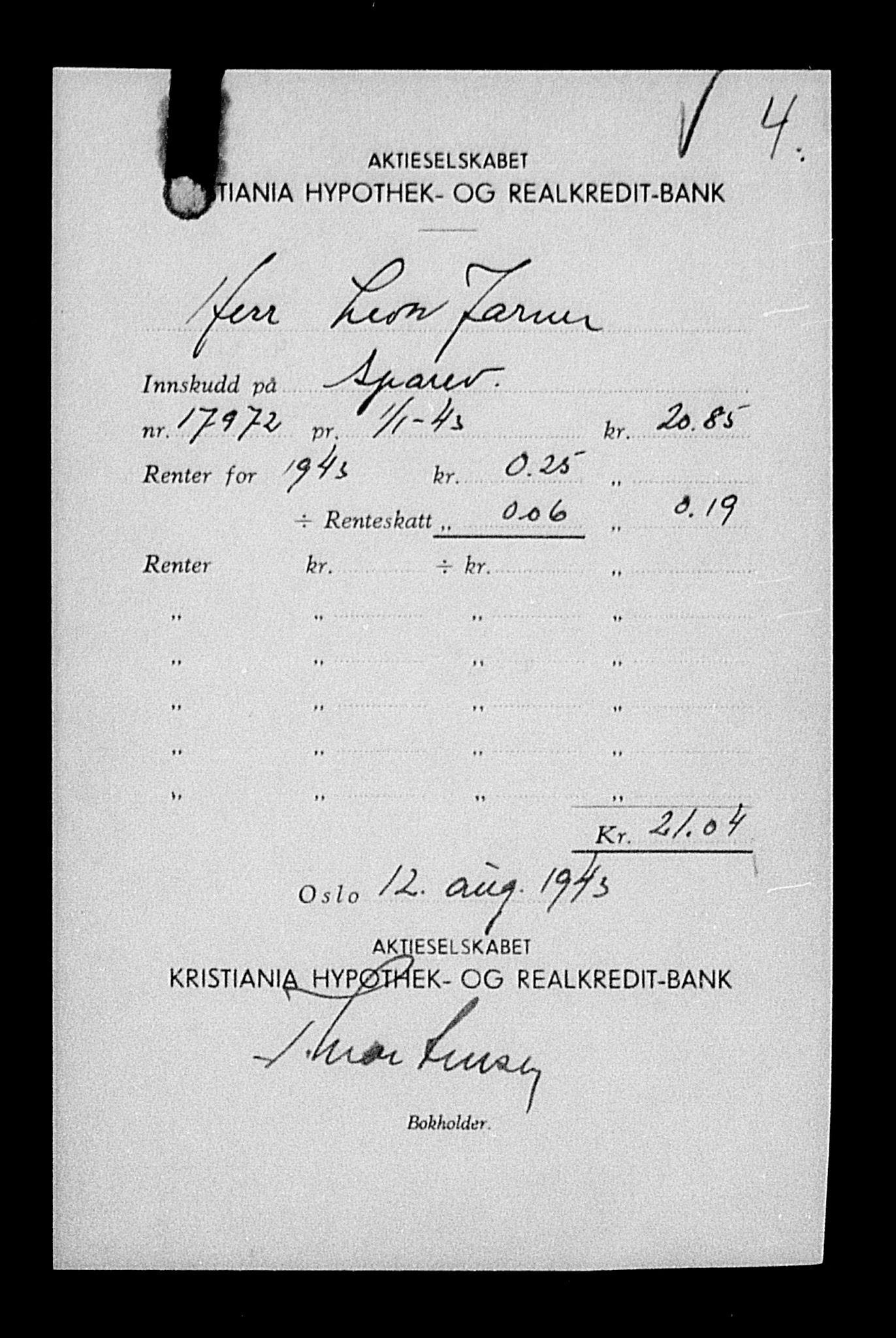 Justisdepartementet, Tilbakeføringskontoret for inndratte formuer, AV/RA-S-1564/H/Hc/Hcc/L0947: --, 1945-1947, s. 185