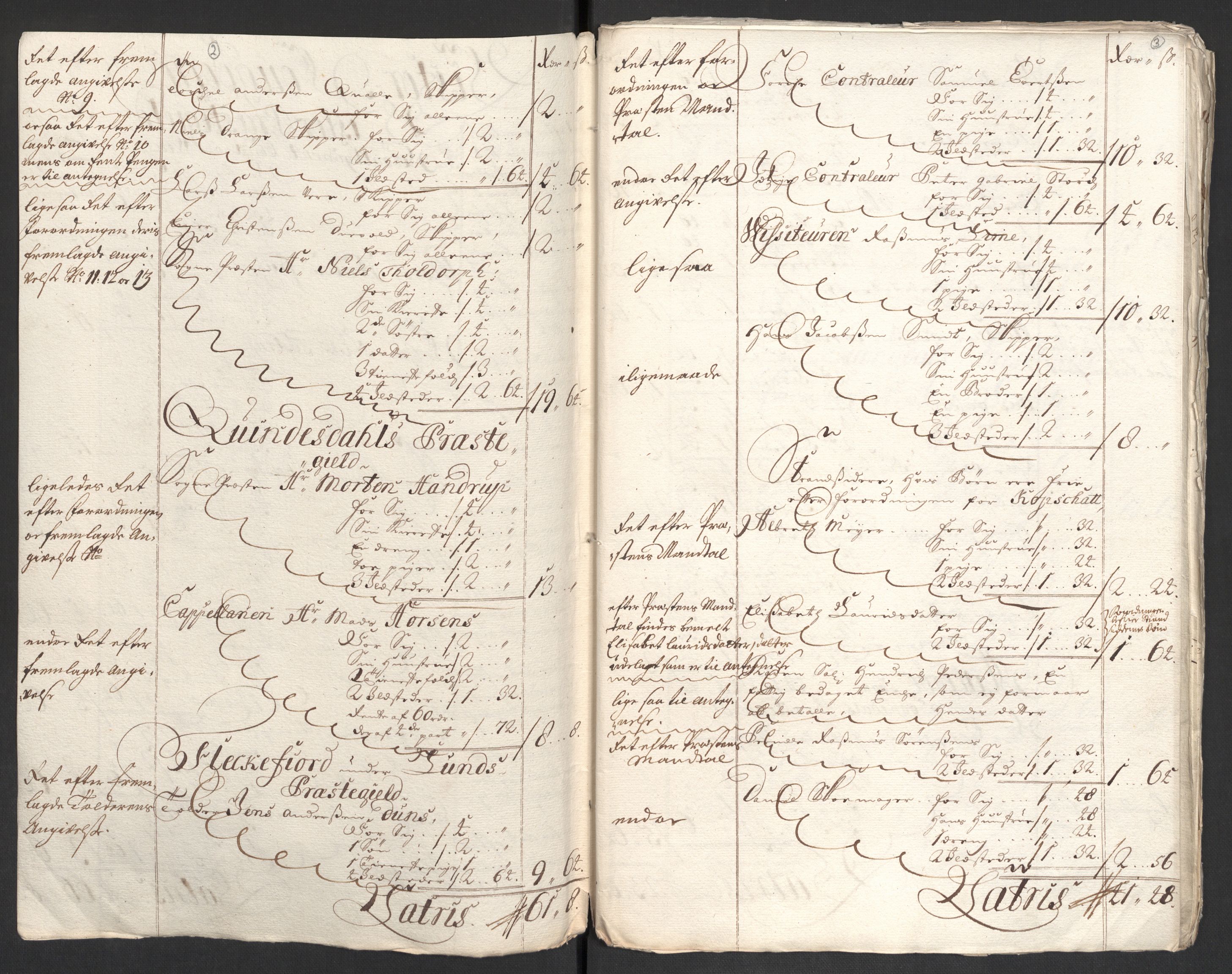 Rentekammeret inntil 1814, Reviderte regnskaper, Fogderegnskap, AV/RA-EA-4092/R43/L2554: Fogderegnskap Lista og Mandal, 1711, s. 42