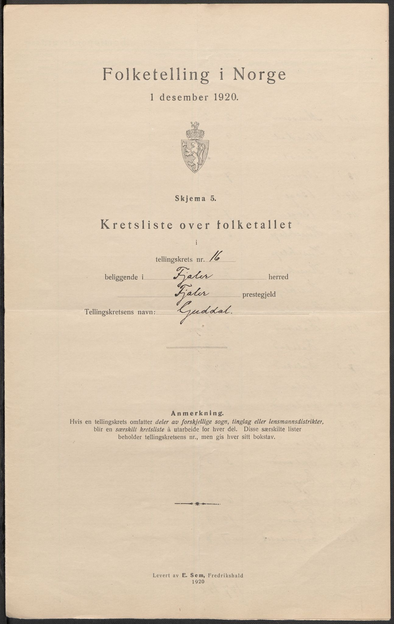 SAB, Folketelling 1920 for 1429 Fjaler herred, 1920, s. 59