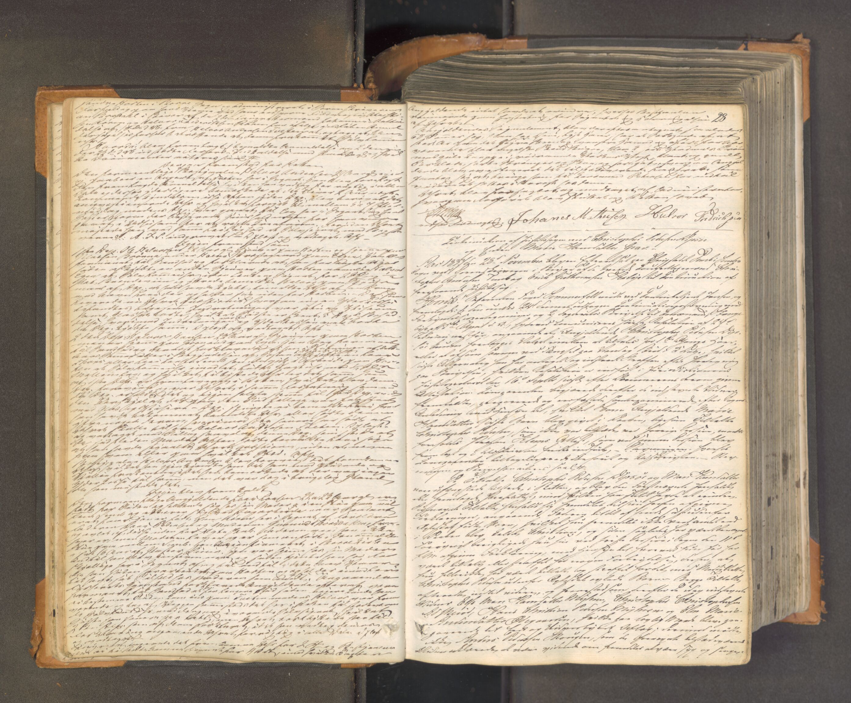 Søndre Jarlsberg sorenskriveri, AV/SAKO-A-129/F/Fa/L0033: Tingbok, 1837-1845, s. 27b-28a