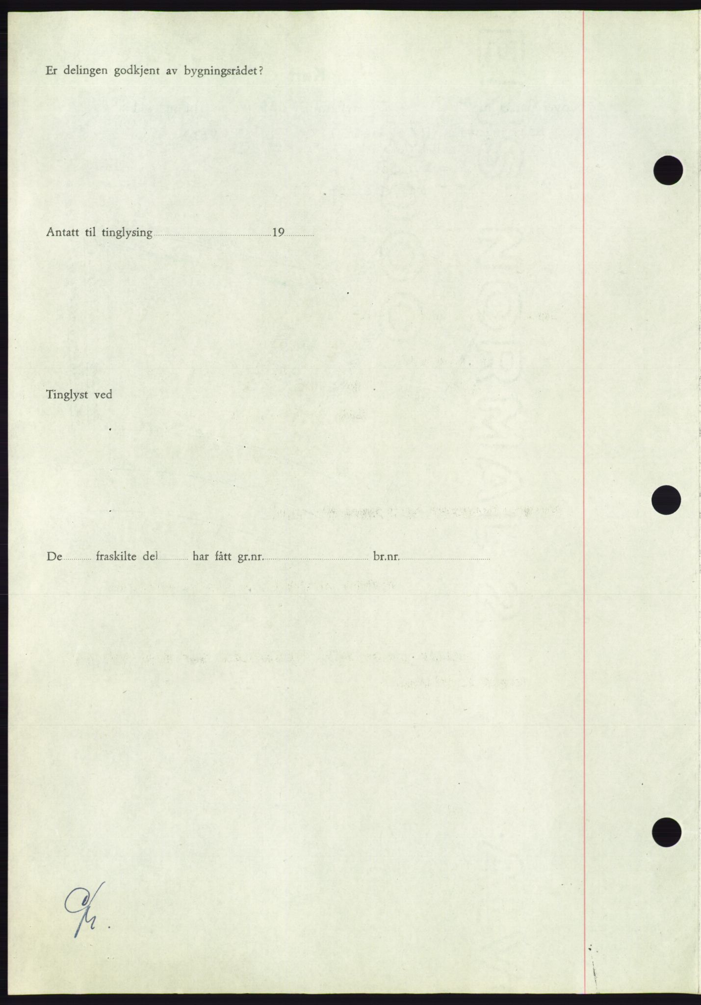 Søre Sunnmøre sorenskriveri, AV/SAT-A-4122/1/2/2C/L0084: Pantebok nr. 10A, 1949-1949, Dagboknr: 1165/1949