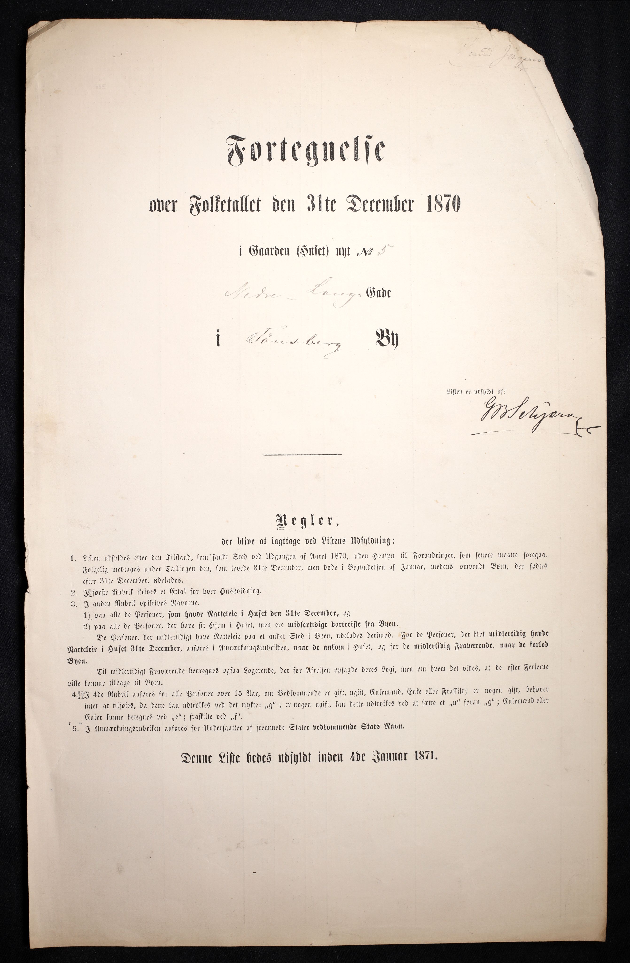 RA, Folketelling 1870 for 0705 Tønsberg kjøpstad, 1870, s. 26