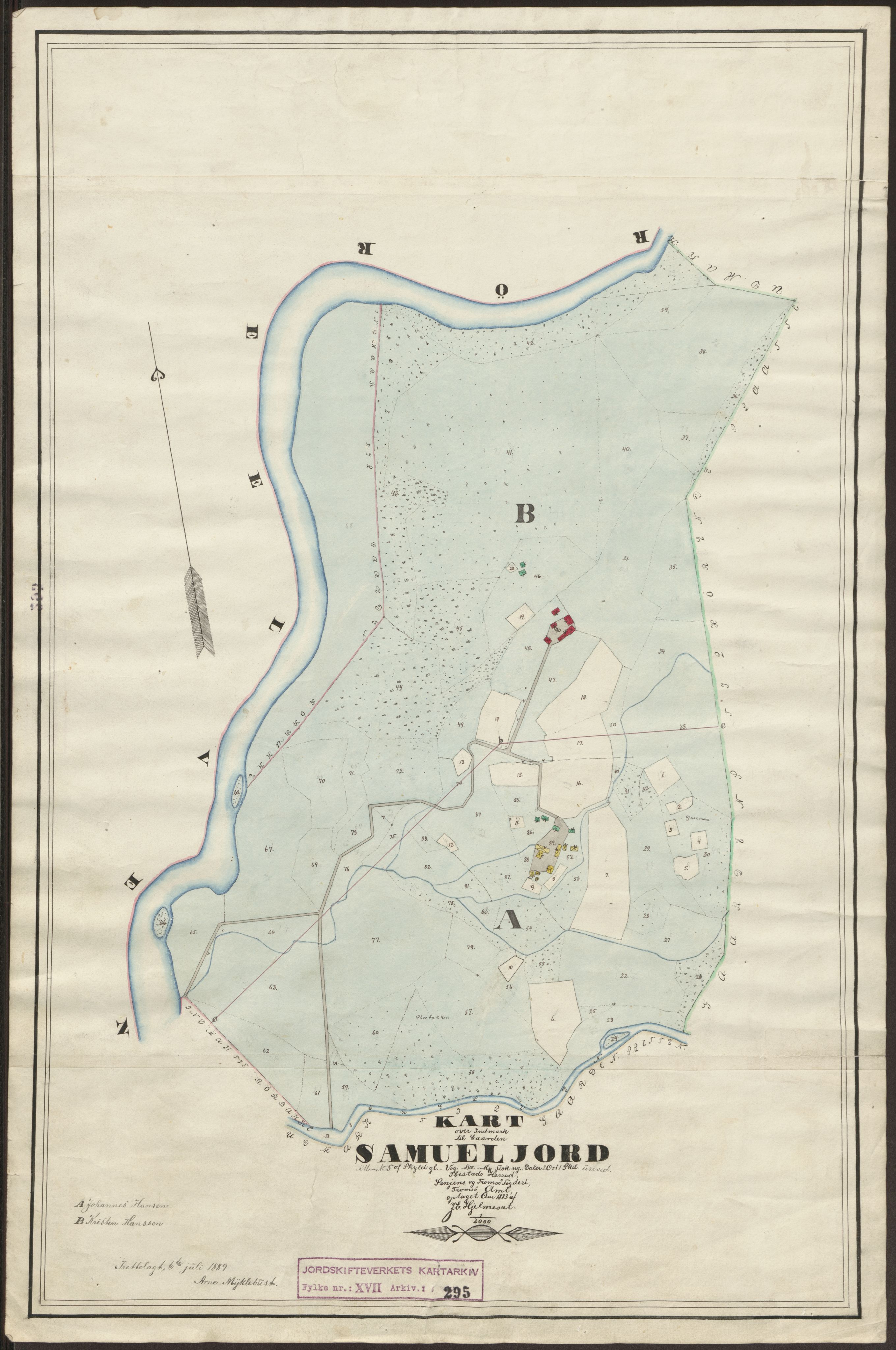 Jordskifteverkets kartarkiv, RA/S-3929/T, 1859-1988, s. 350