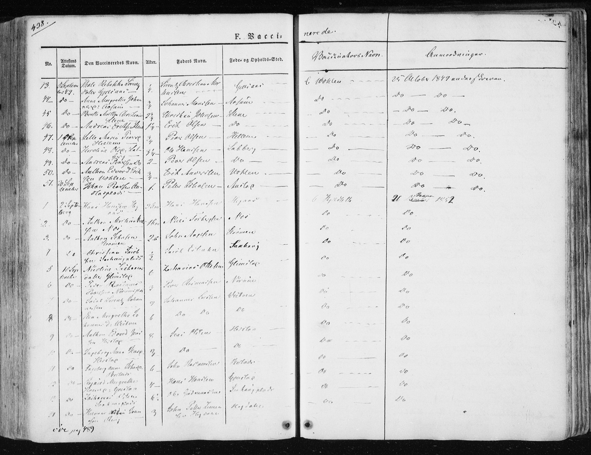 Ministerialprotokoller, klokkerbøker og fødselsregistre - Nord-Trøndelag, SAT/A-1458/730/L0280: Ministerialbok nr. 730A07 /1, 1840-1854, s. 438