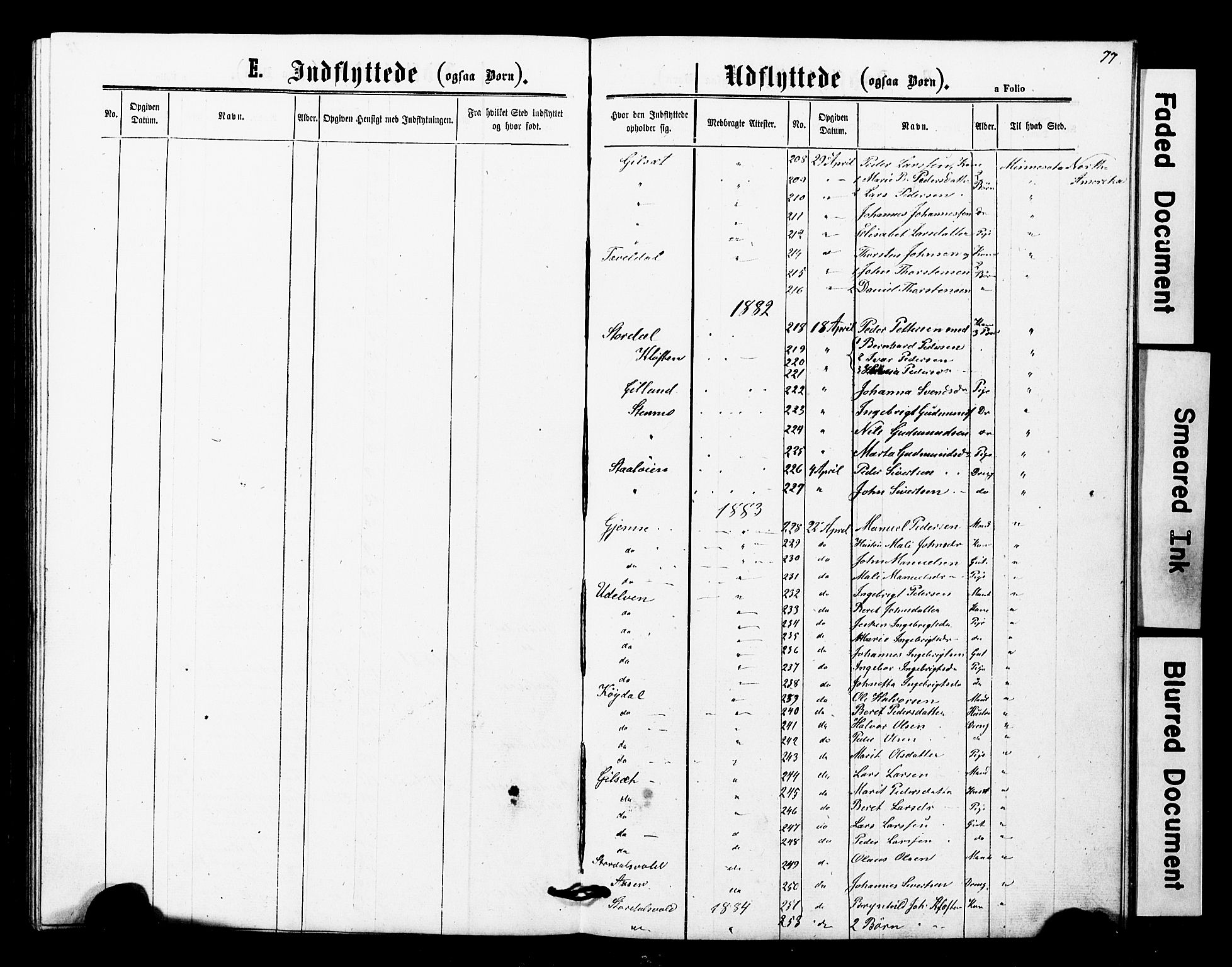 Ministerialprotokoller, klokkerbøker og fødselsregistre - Nord-Trøndelag, SAT/A-1458/707/L0052: Klokkerbok nr. 707C01, 1864-1897, s. 77