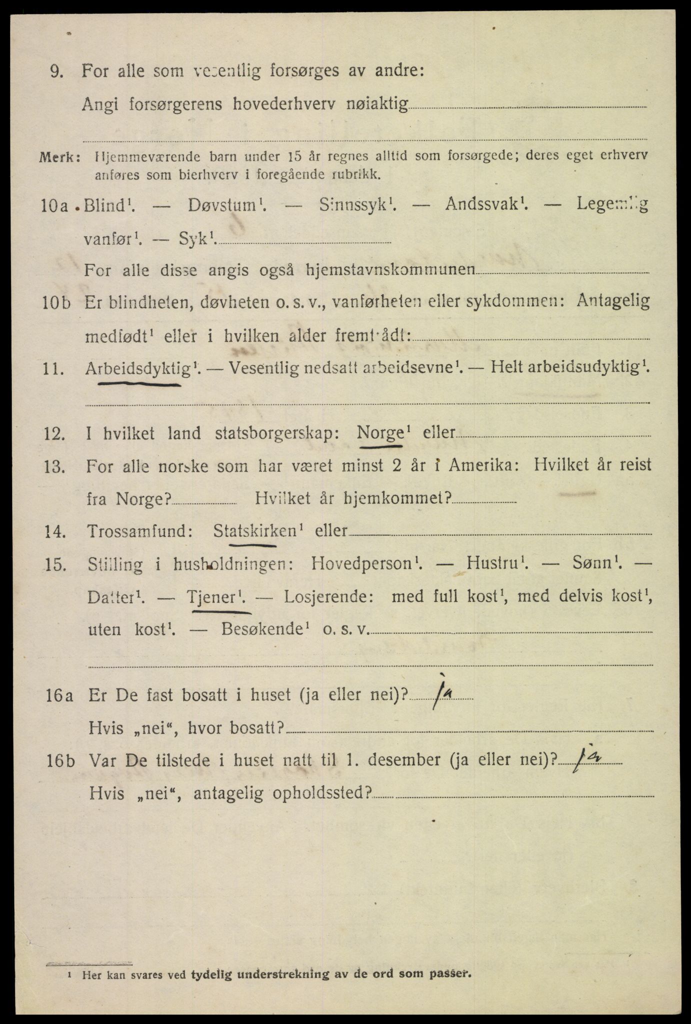 SAH, Folketelling 1920 for 0538 Nordre Land herred, 1920, s. 6263