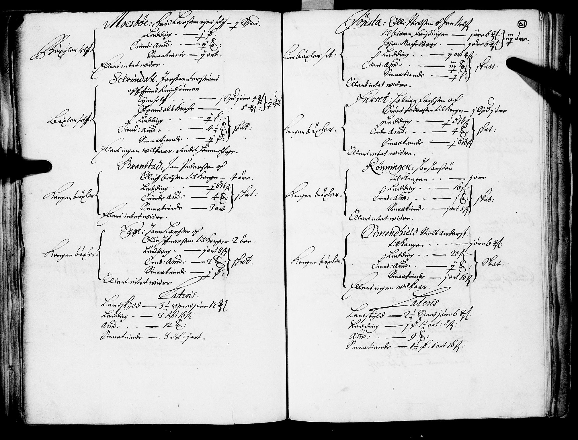 Rentekammeret inntil 1814, Realistisk ordnet avdeling, AV/RA-EA-4070/N/Nb/Nba/L0047: Nordmøre len, 1667, s. 60b-61a