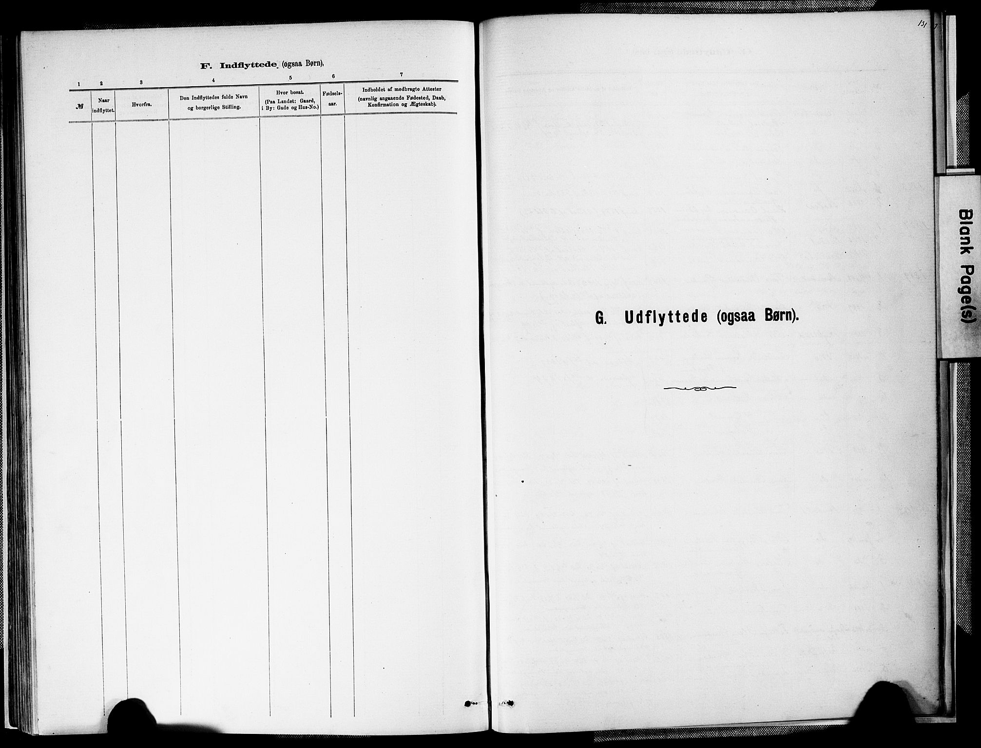 Valle sokneprestkontor, SAK/1111-0044/F/Fa/Faa/L0001: Ministerialbok nr. A 1, 1882-1907, s. 131