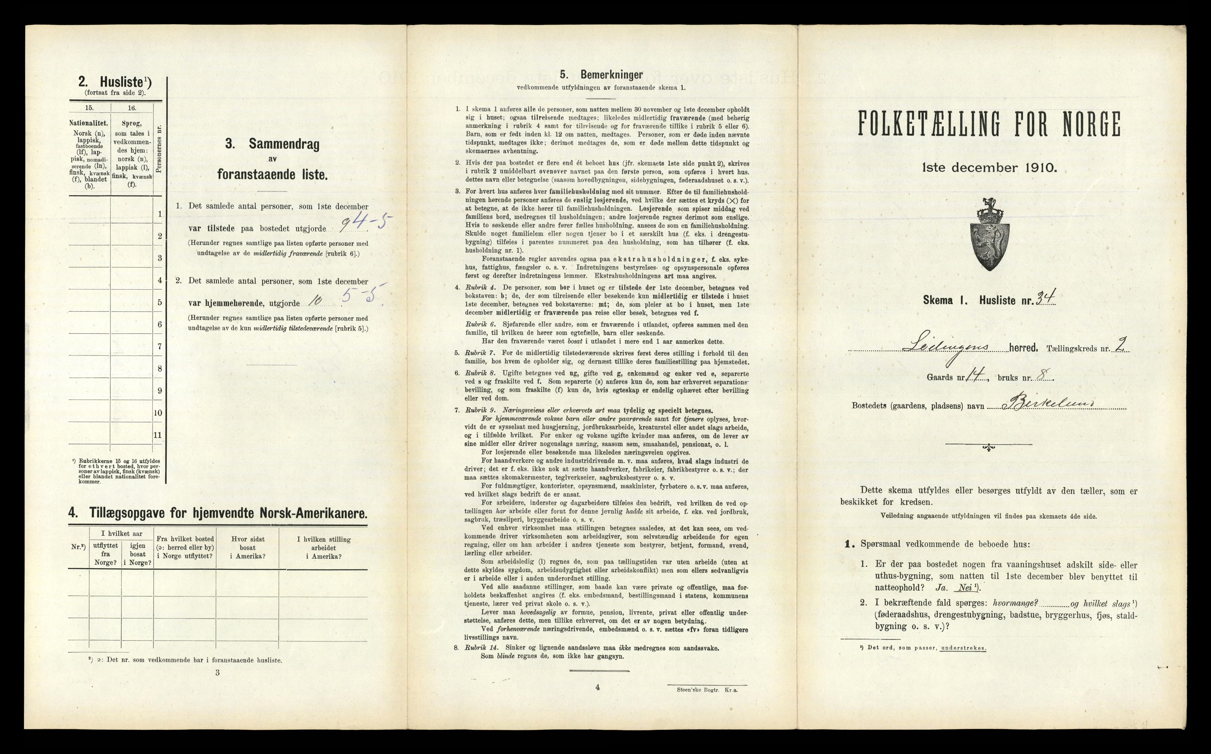 RA, Folketelling 1910 for 1851 Lødingen herred, 1910, s. 217