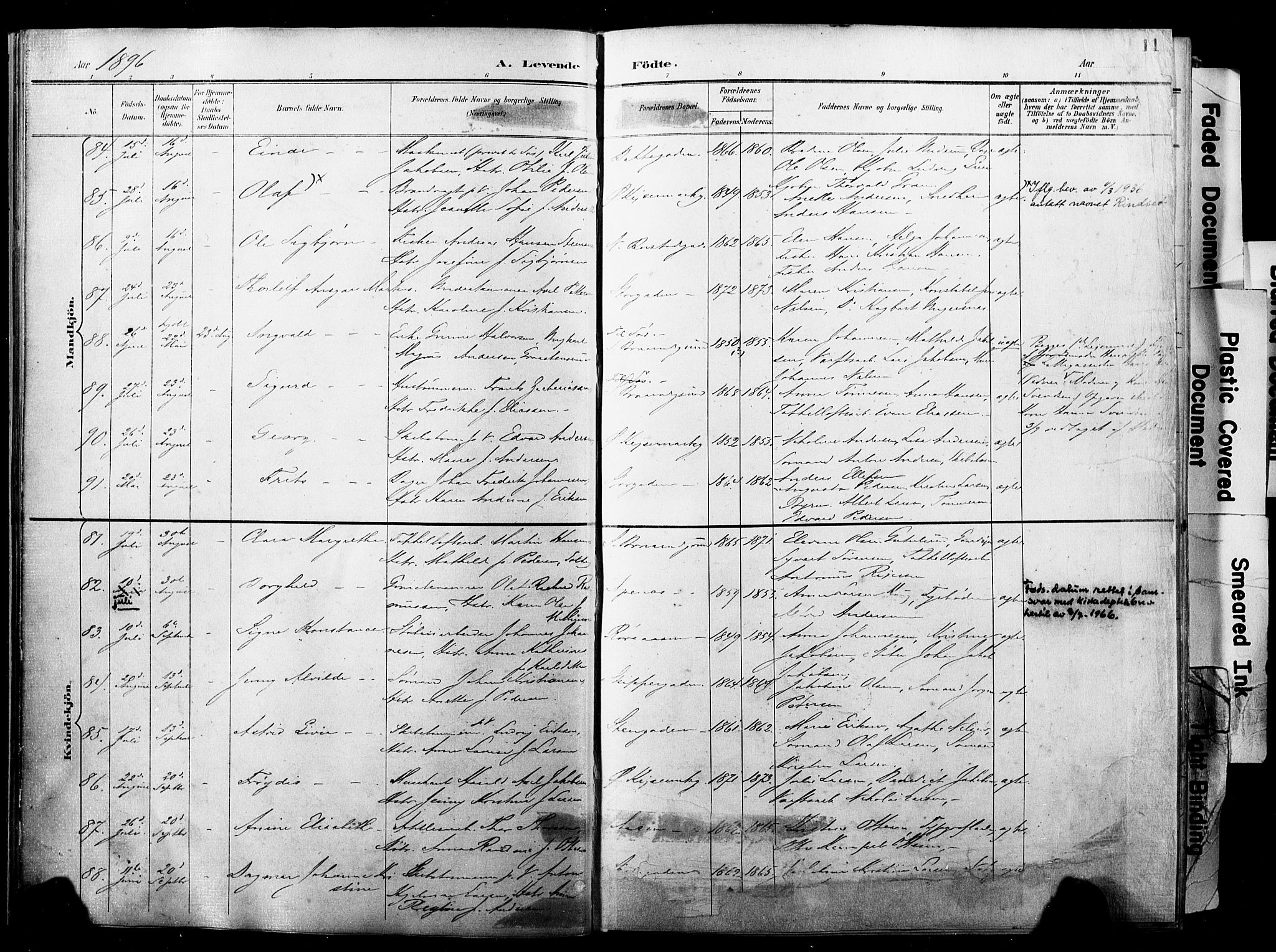 Horten kirkebøker, AV/SAKO-A-348/F/Fa/L0005: Ministerialbok nr. 5, 1896-1904, s. 11