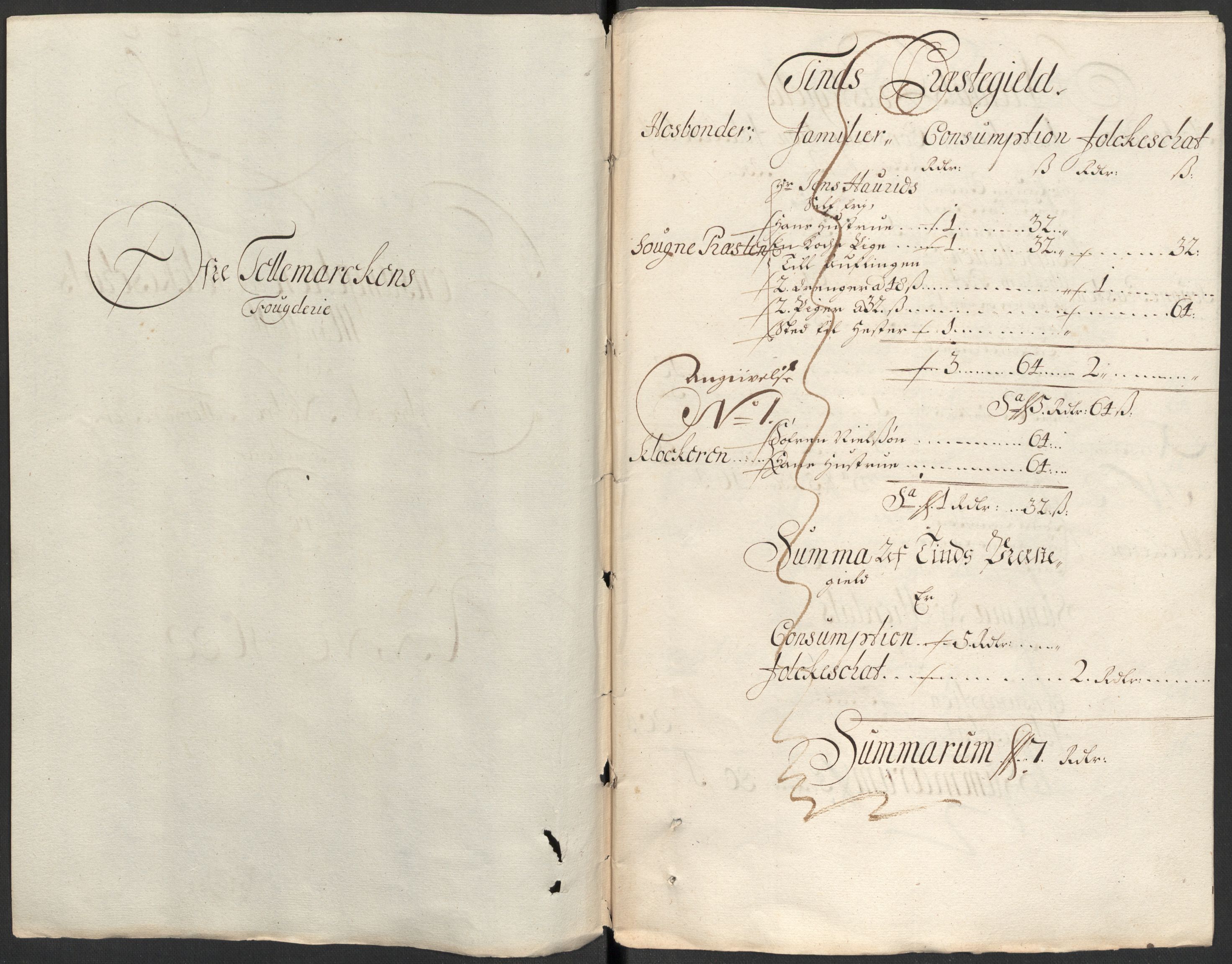 Rentekammeret inntil 1814, Reviderte regnskaper, Fogderegnskap, RA/EA-4092/R35/L2087: Fogderegnskap Øvre og Nedre Telemark, 1687-1689, s. 333