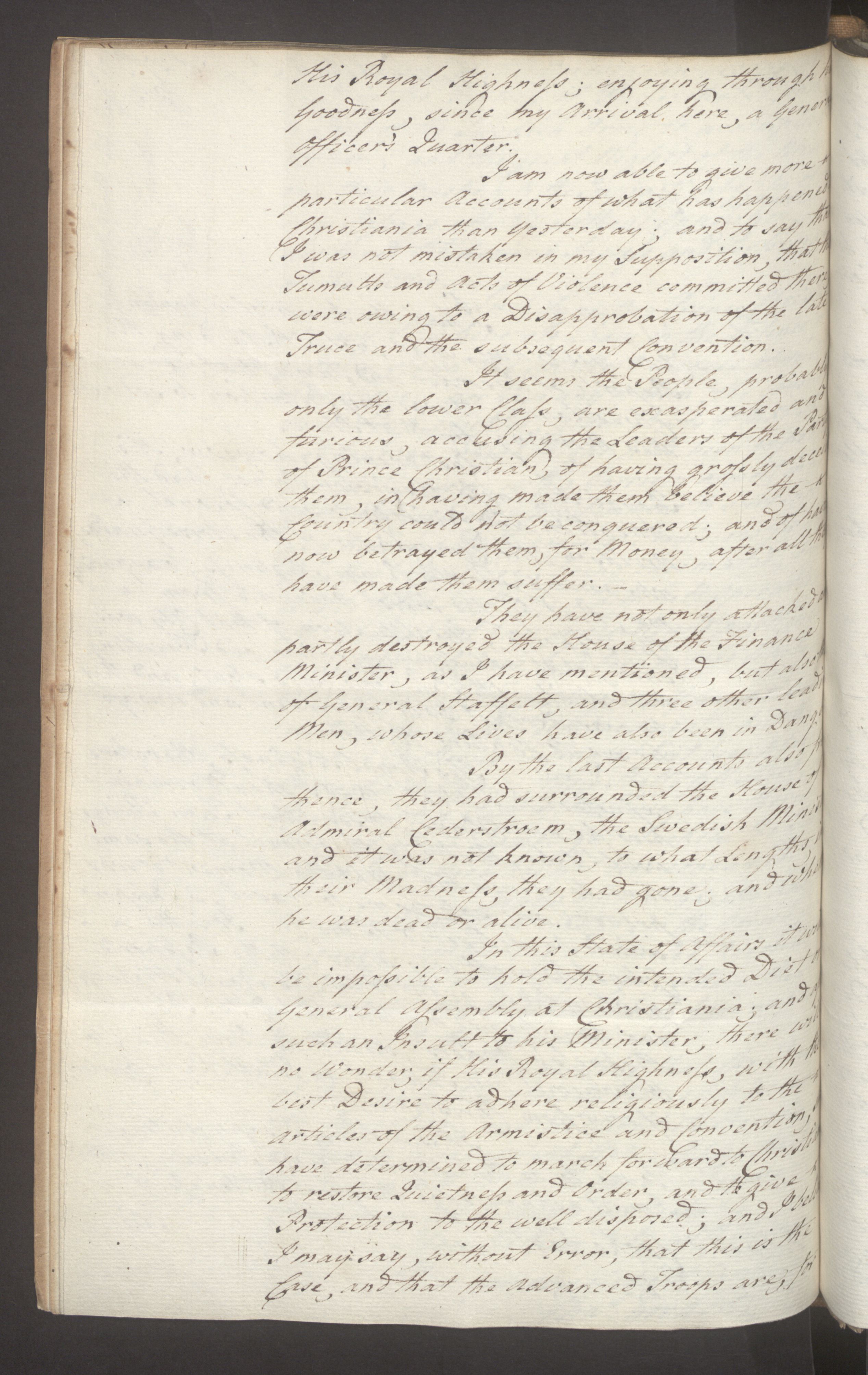 Foreign Office*, UKA/-/FO 38/16: Sir C. Gordon. Reports from Malmö, Jonkoping, and Helsingborg, 1814, s. 100