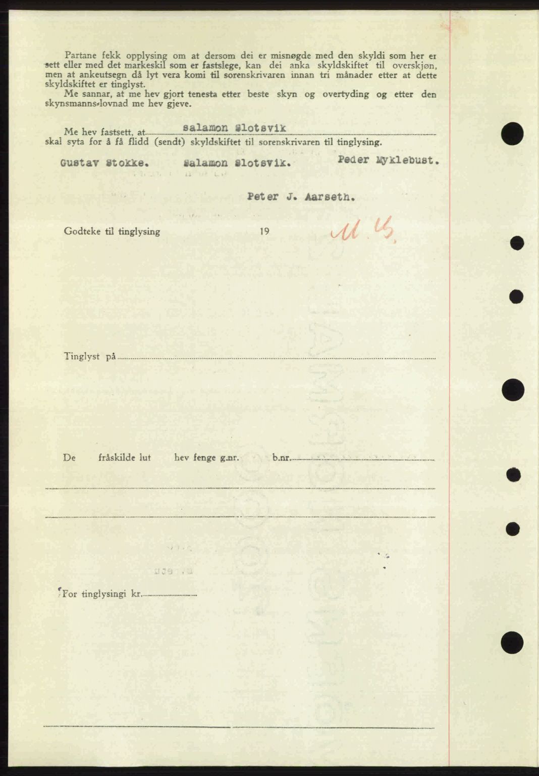 Nordre Sunnmøre sorenskriveri, AV/SAT-A-0006/1/2/2C/2Ca: Pantebok nr. A26, 1947-1948, Dagboknr: 133/1948