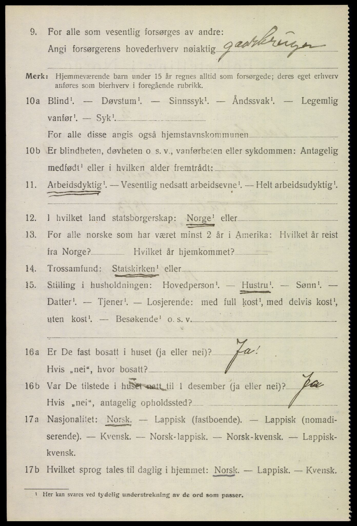 SAT, Folketelling 1920 for 1840 Saltdal herred, 1920, s. 1716