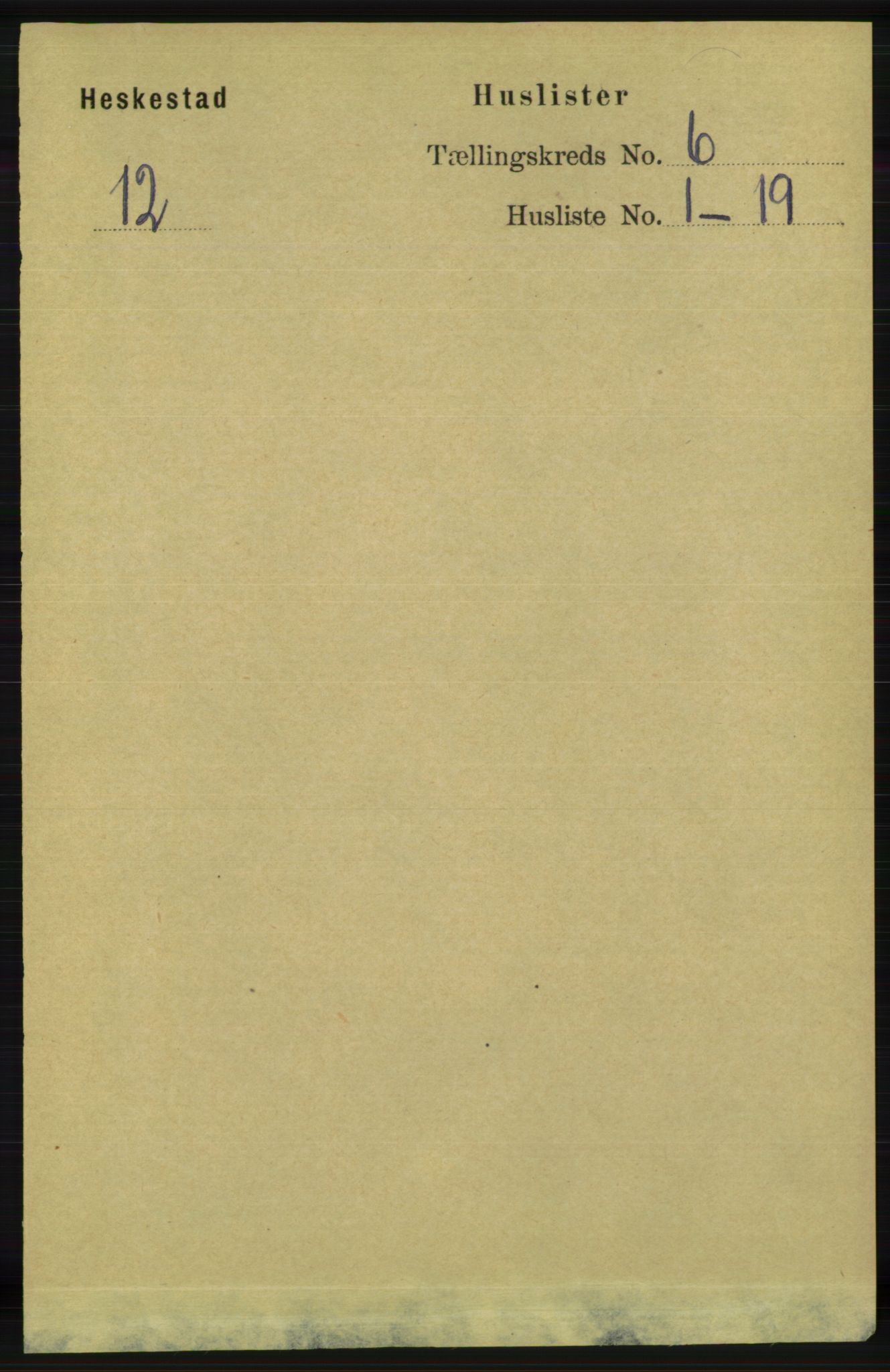RA, Folketelling 1891 for 1113 Heskestad herred, 1891, s. 993