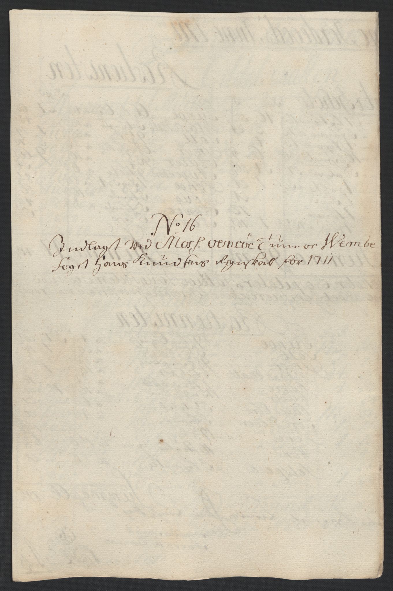 Rentekammeret inntil 1814, Reviderte regnskaper, Fogderegnskap, RA/EA-4092/R04/L0136: Fogderegnskap Moss, Onsøy, Tune, Veme og Åbygge, 1711, s. 140