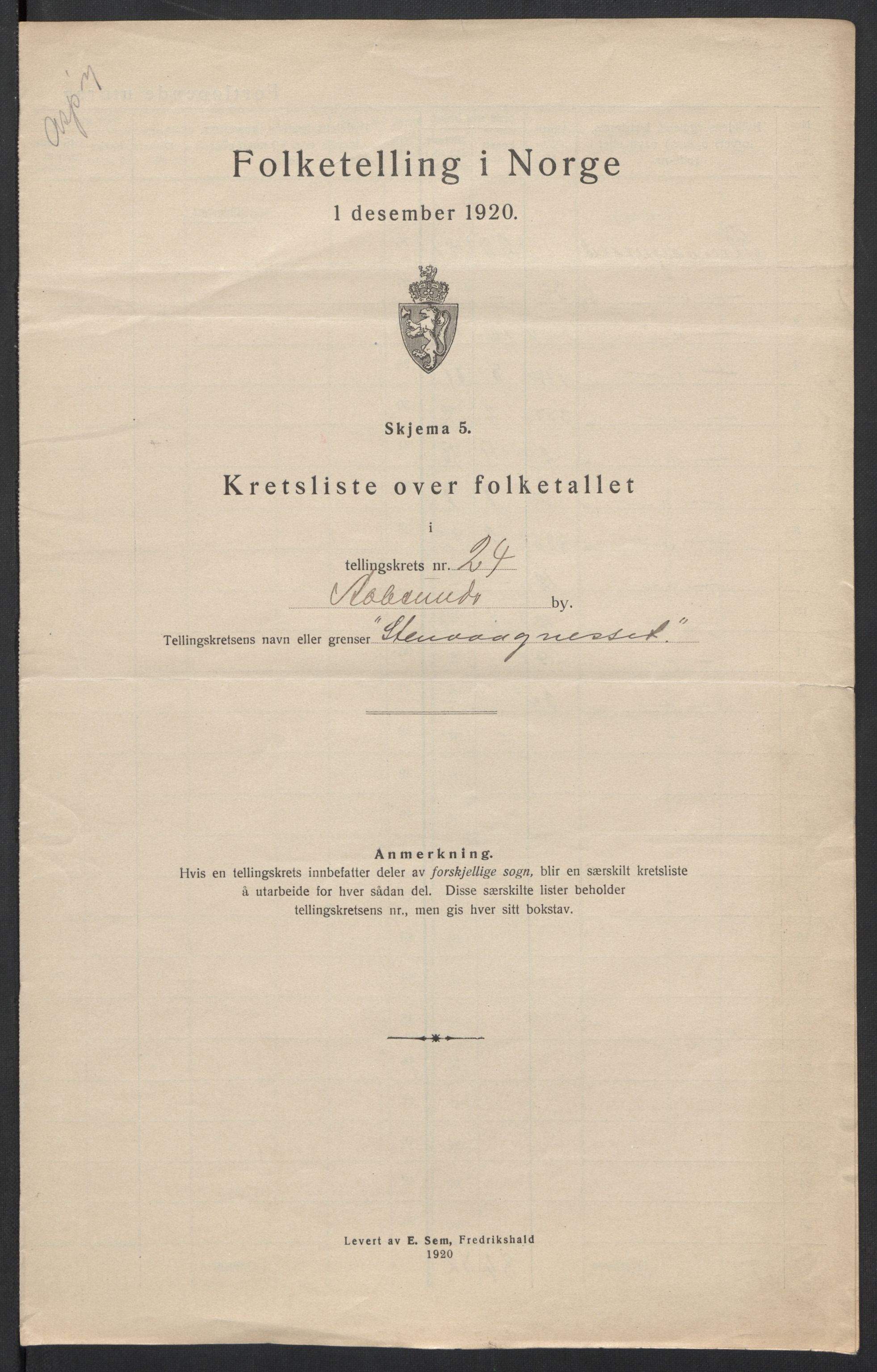 SAT, Folketelling 1920 for 1501 Ålesund kjøpstad, 1920, s. 75