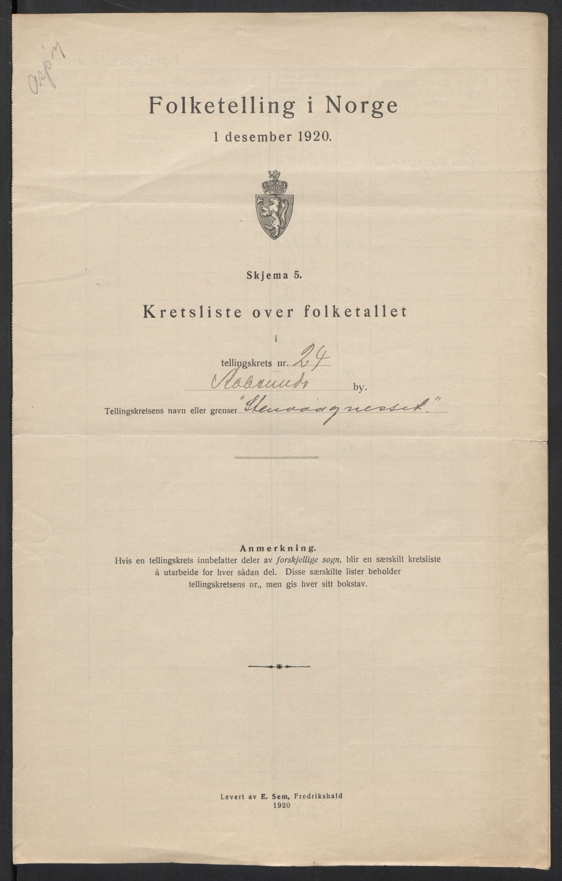 SAT, Folketelling 1920 for 1501 Ålesund kjøpstad, 1920, s. 75