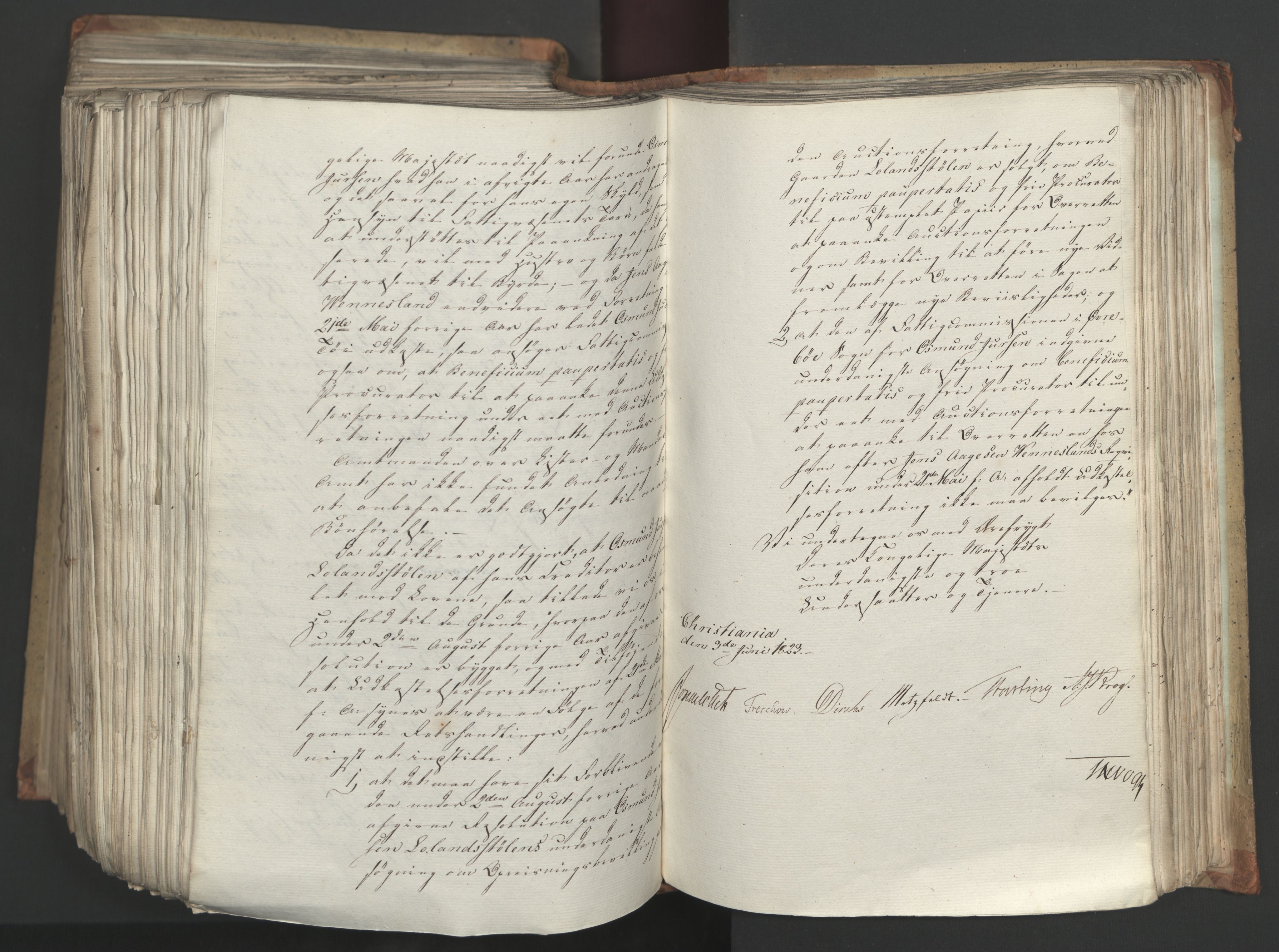 Statsrådsavdelingen i Stockholm, AV/RA-S-1003/D/Da/L0034: Regjeringsinnstillinger nr. 275-540, 1823, s. 535